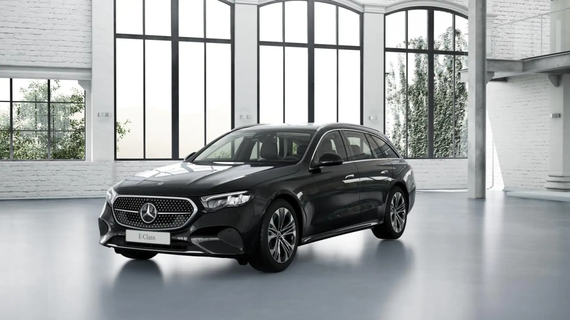 Mercedes-Benz E 220 d T-Mod Avantgarde Pano+AHK+19er+Distr+Kam Negro - 1