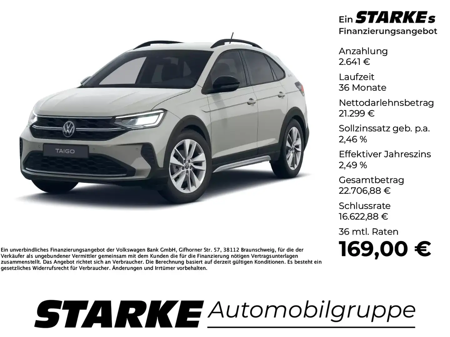 Volkswagen Taigo 1.0 TSI DSG Goal Gris - 1