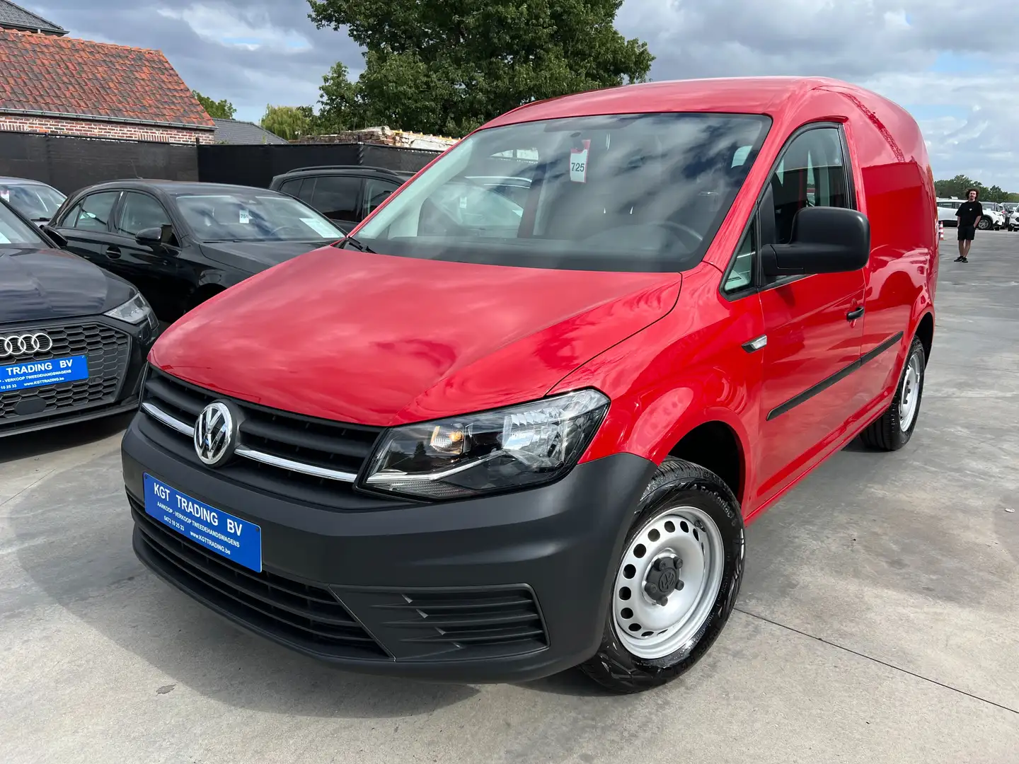 Volkswagen Caddy 1.2 TSI LICHTE VRACHT BLUETOOTH DAB USB GARANTIE Rood - 1