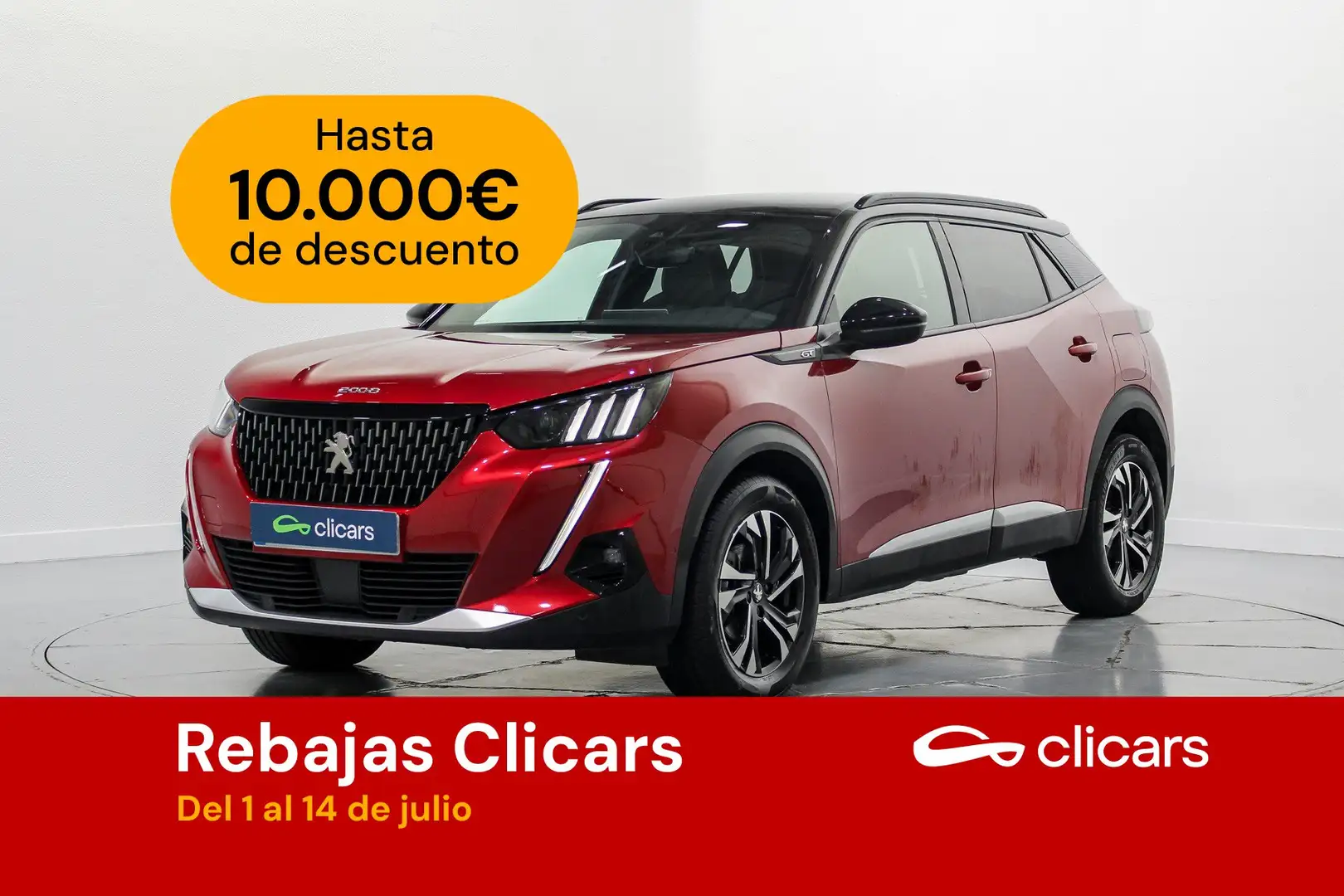 Peugeot 2008 1.2 PureTech S&S GT EAT8 130 Rojo - 1