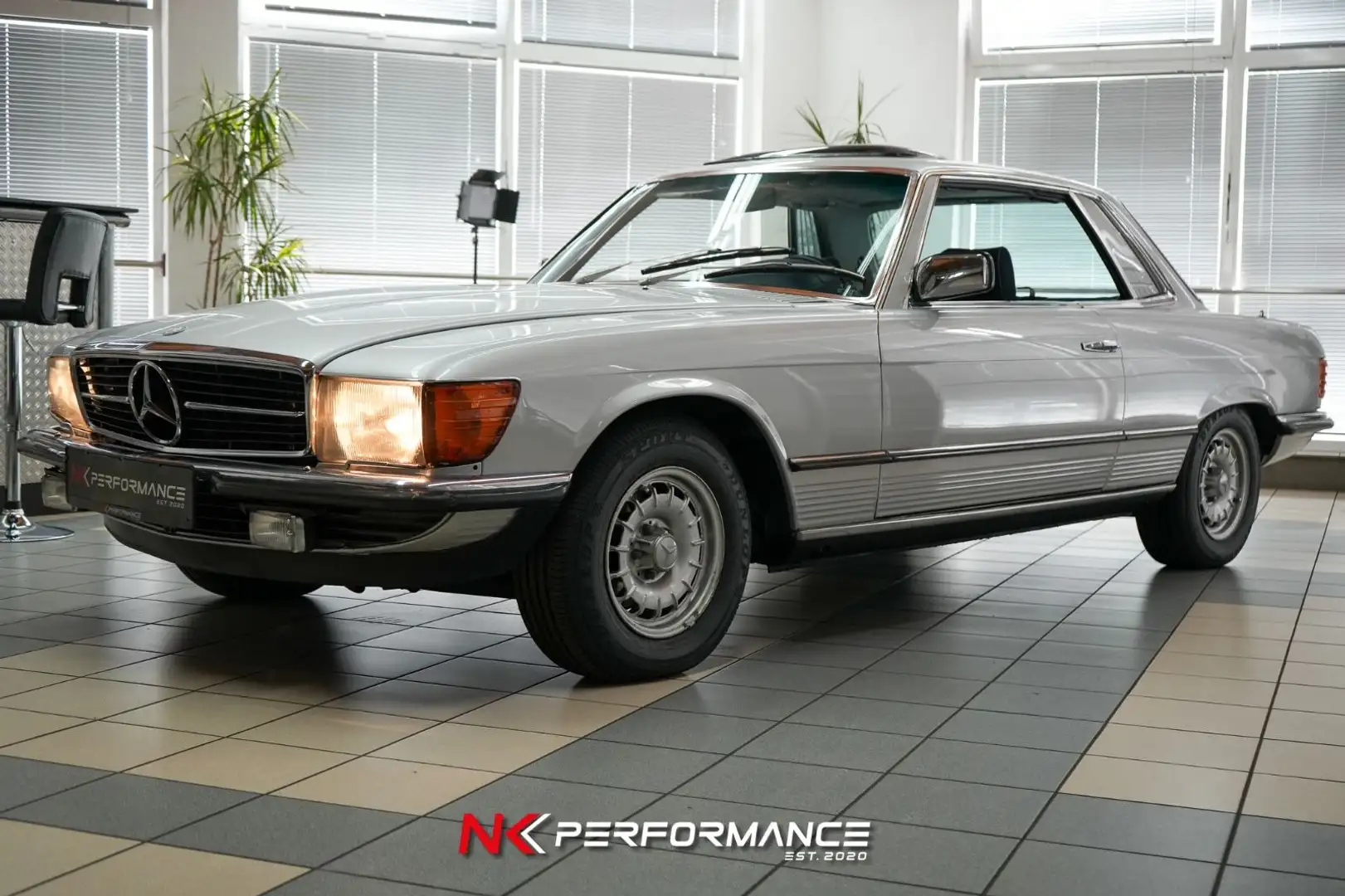 Mercedes-Benz SLC 300 SLC 380 V8/ 1. HAND / H-KENNZEICHEN/ SCHIEBEDACH Argento - 1