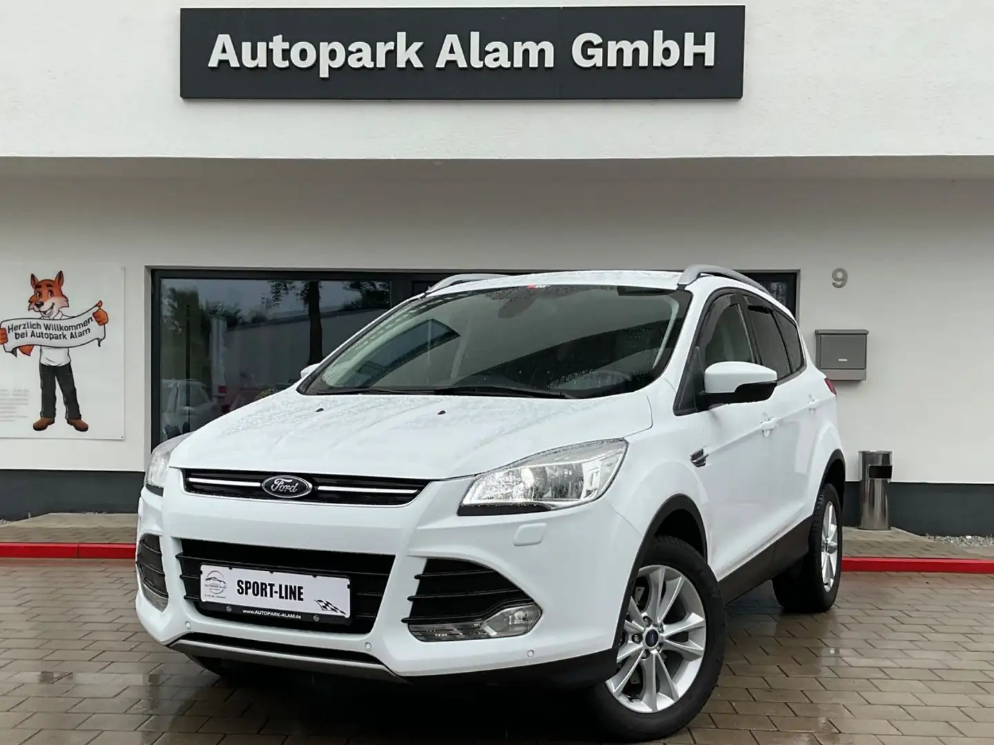 Ford Kuga Titanium Klima Leder Alu Gepflegt Blanc - 1