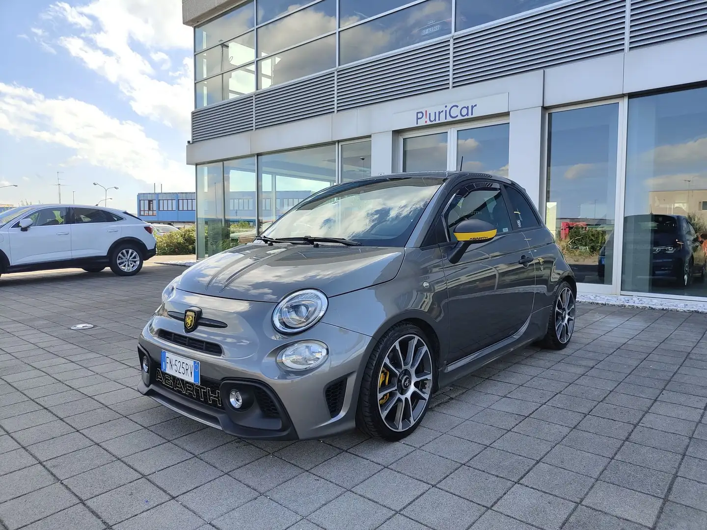 Abarth 595 Turismo 1.4 Turbo T-Jet 165cv Turismo Xeno Pelle Cerchi17 Grigio - 1