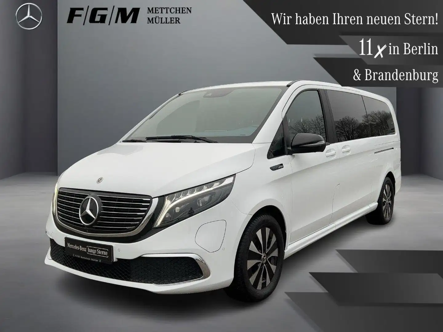 Mercedes-Benz EQV 300 extralang Burm|TWA|360|Kam|LED|LMF Weiß - 1