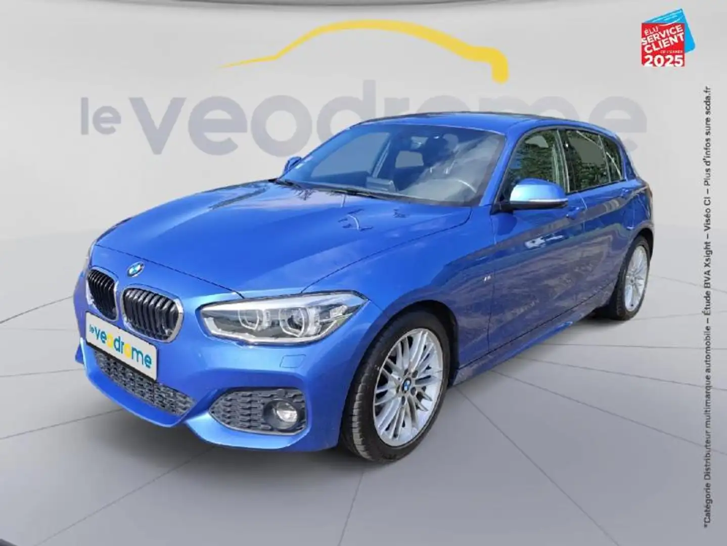 BMW 118 118i 136ch M Sport 5p Sieges chauf/cuir Bleu - 1