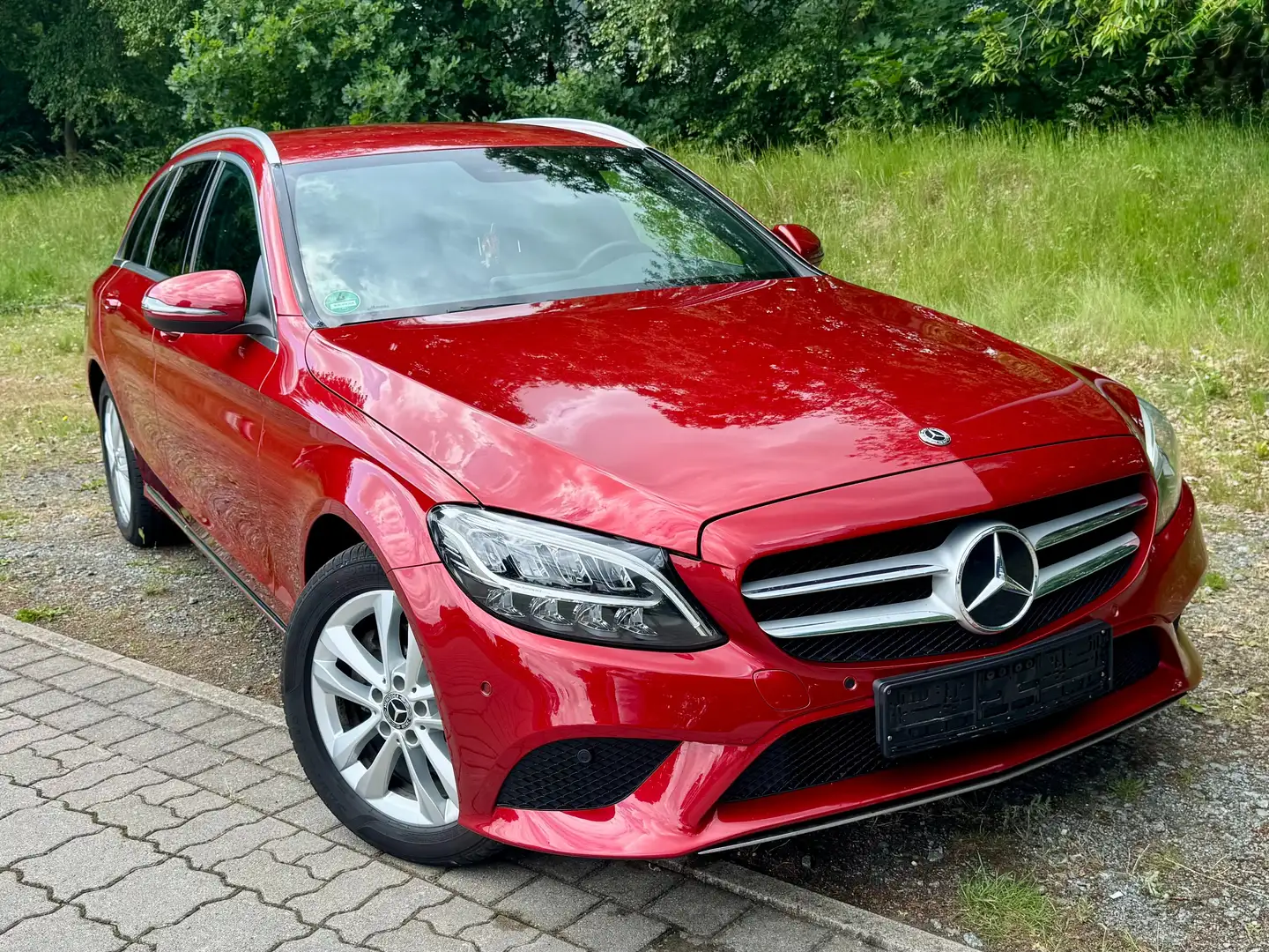 Mercedes-Benz C 200 C-Klasse T-Modell T 9G-TRONIC Avantgarde Rouge - 2