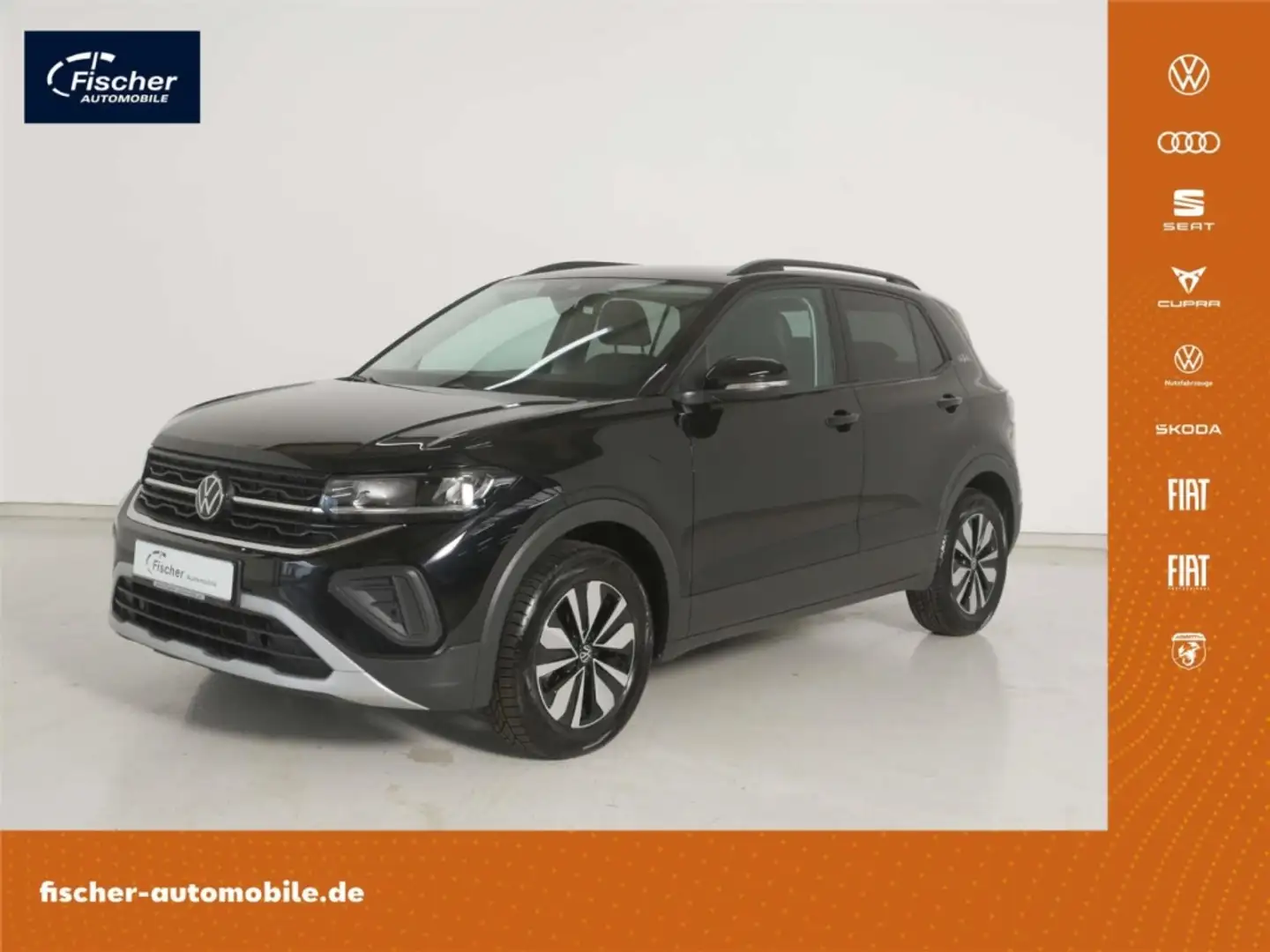 Volkswagen T-Cross 1.0 TSI Goal DSG NAV/LED/ACC/Kamera Schwarz - 1