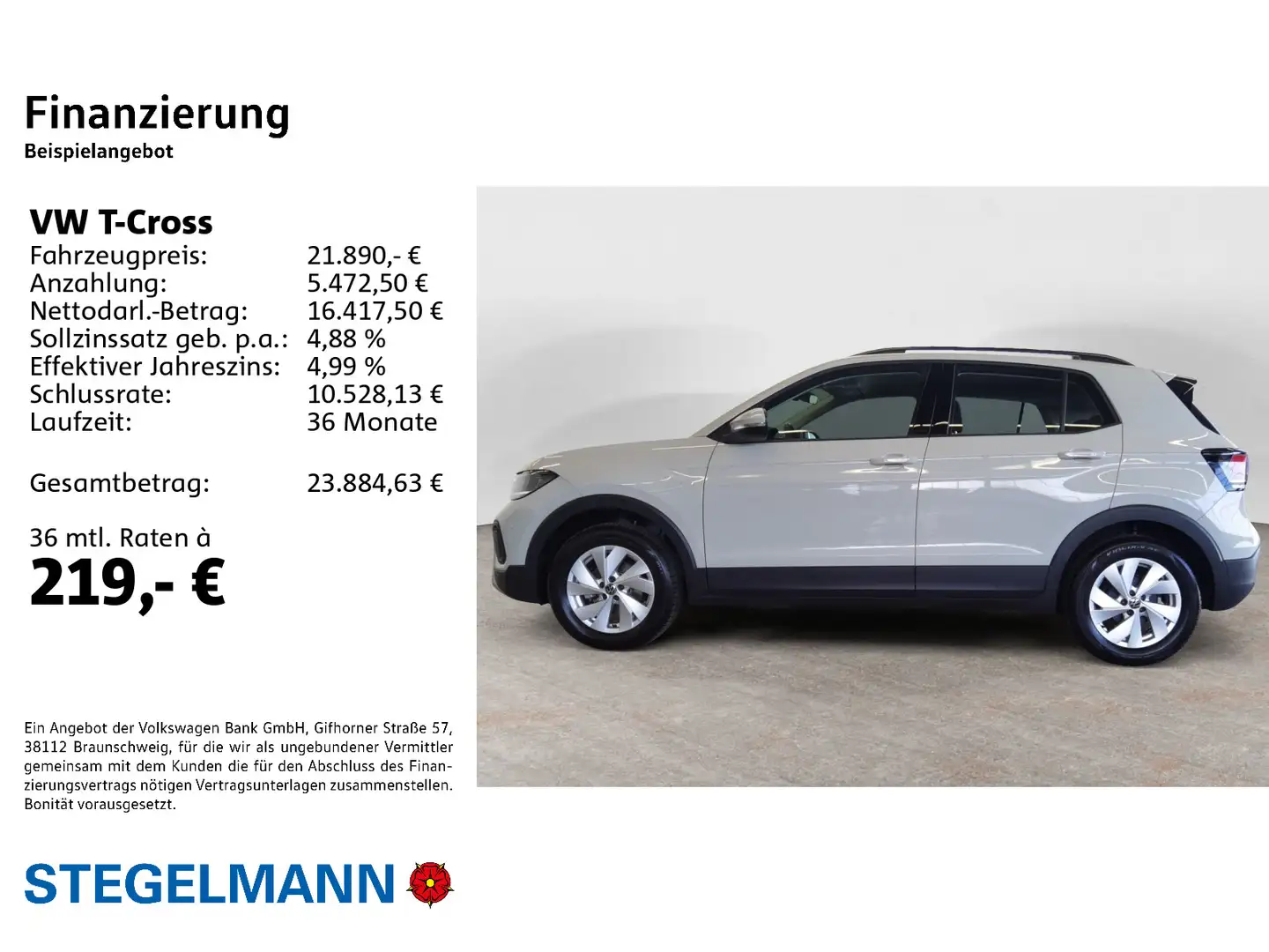 Volkswagen T-Cross 1.0 TSI Life *LED*App-Connect*+3J. Garan Grau - 2
