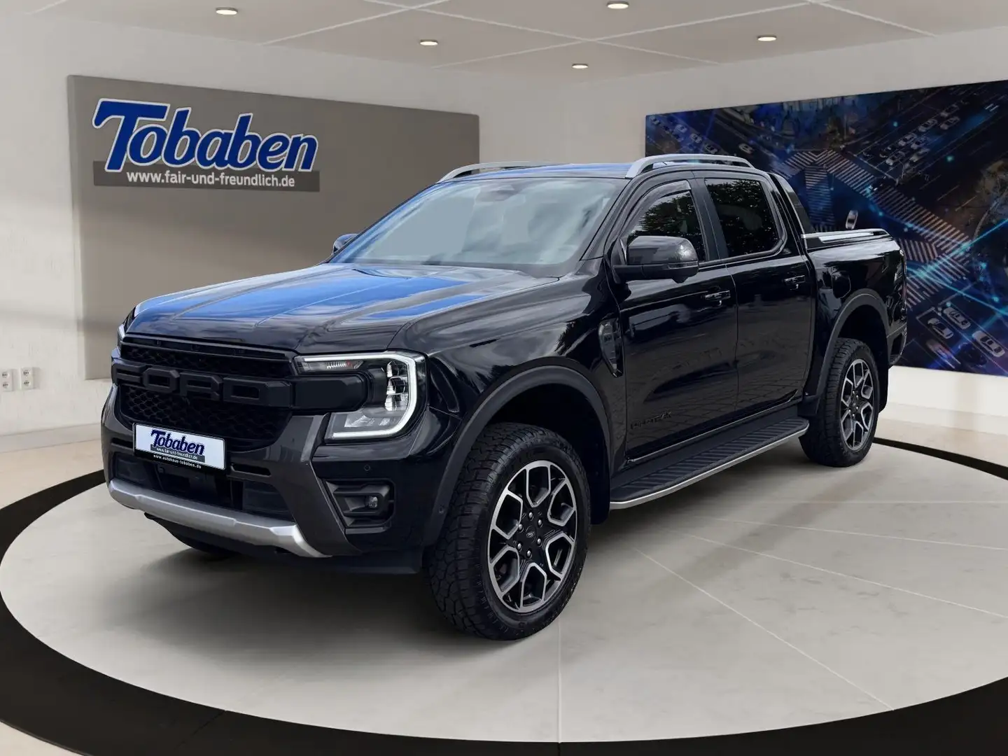 Ford Ranger 3.0L V6 Wildtrak e-4WD Doppelkabine Wildt Noir - 1