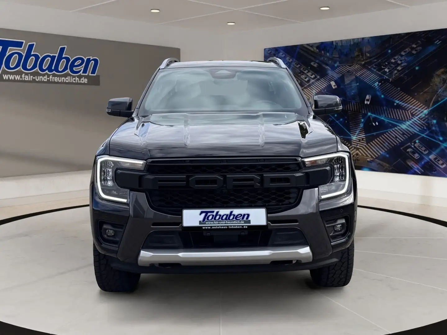 Ford Ranger 3.0L V6 Wildtrak e-4WD Doppelkabine Wildt Noir - 2