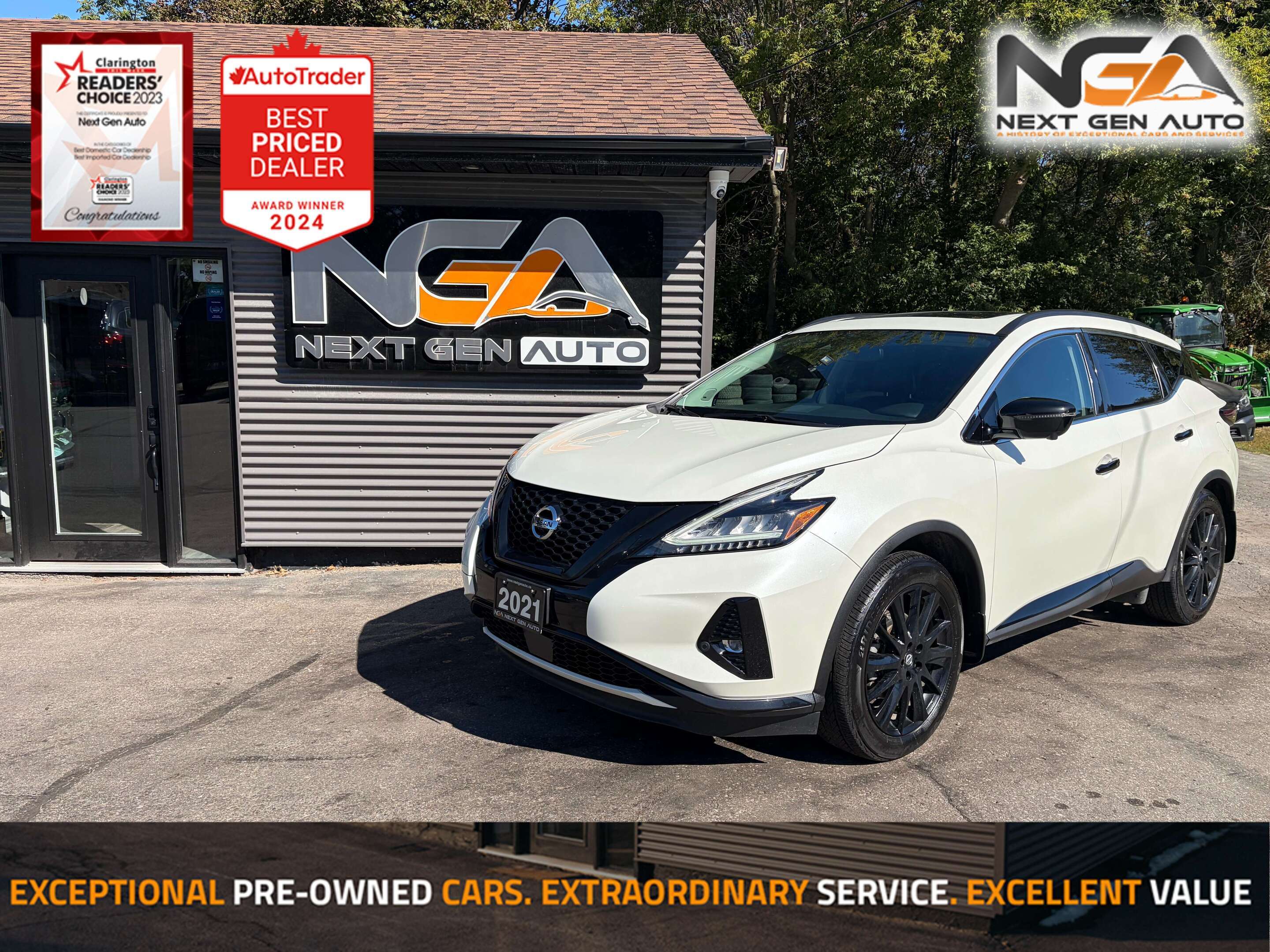 White 2021 Nissan Murano SUV / Crossover All-Wheel Drive Automatic