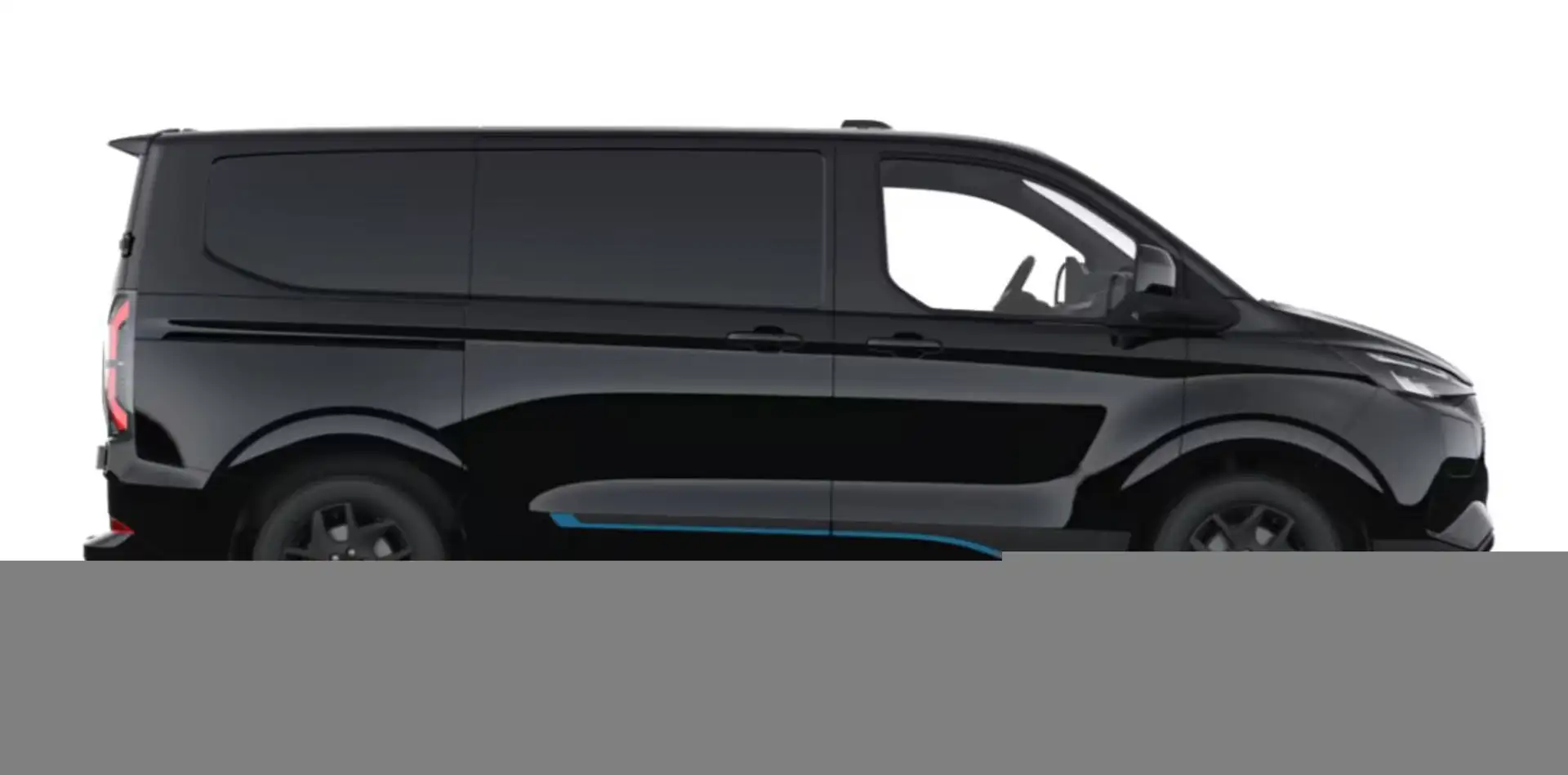 Ford E-Transit Custom Sport 71kWh L2 ProPower LED 2S 160 kW (2... Schwarz - 2