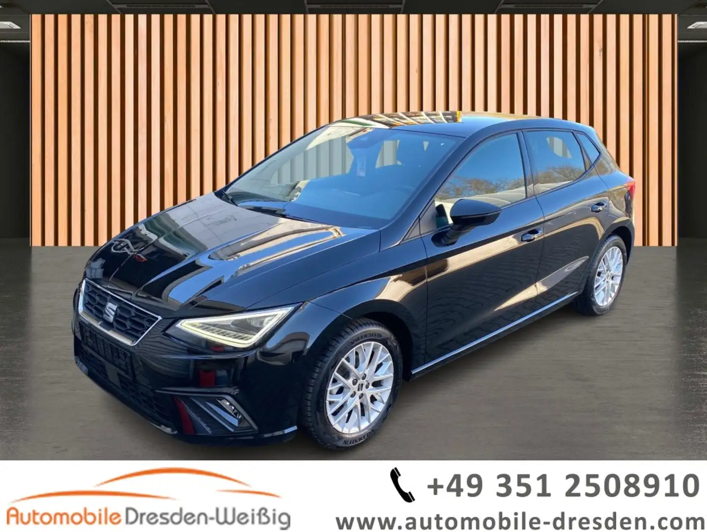 SEAT Ibiza 1.0 TSI DSG FR*Navi*ACC*Kamera*Voll LED* Schwarz - 1