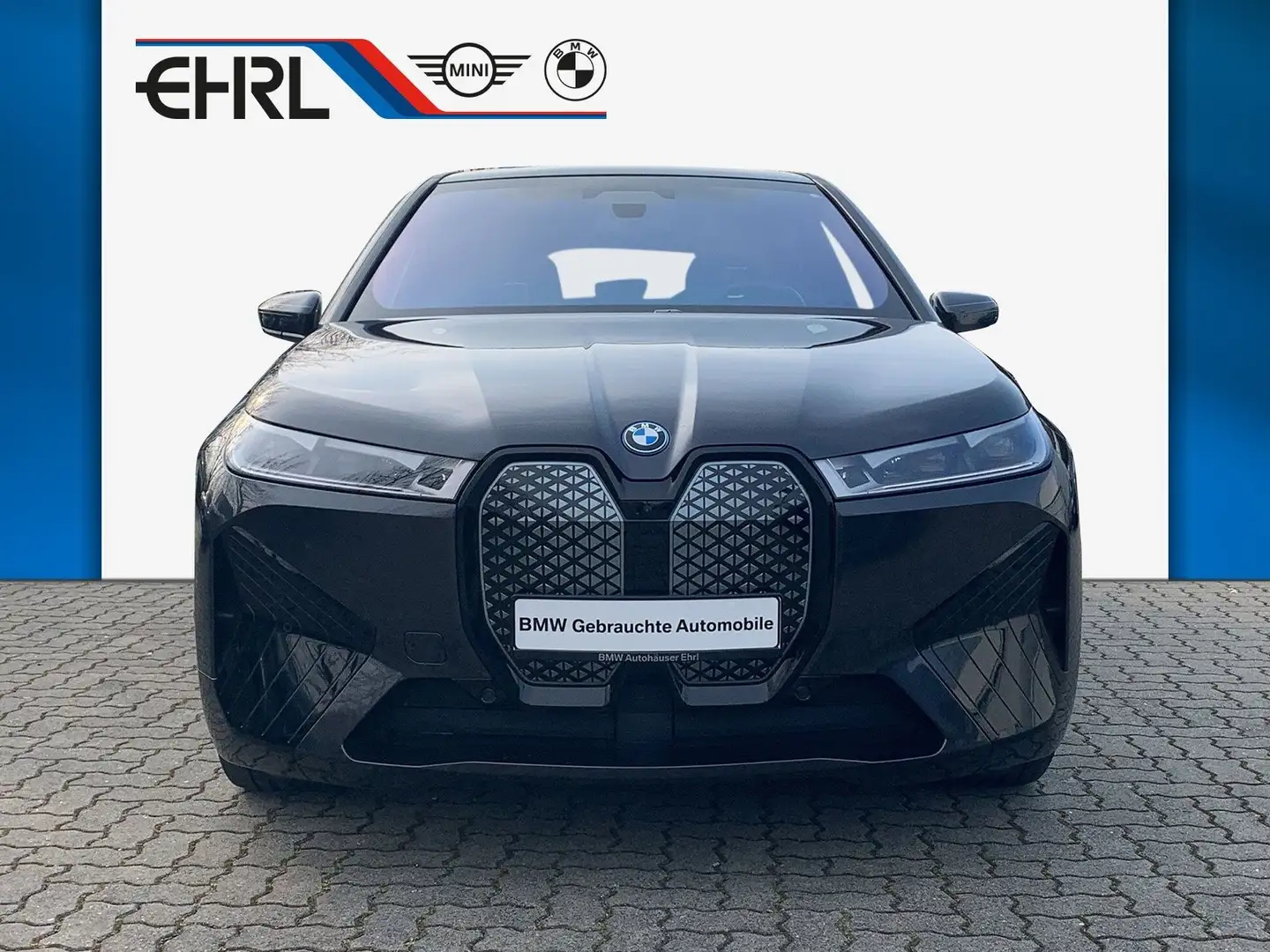 BMW iX xDrive40 AHK HUD HK PA+ DA+ PANO LASER SPORTPAKET Сірий - 2
