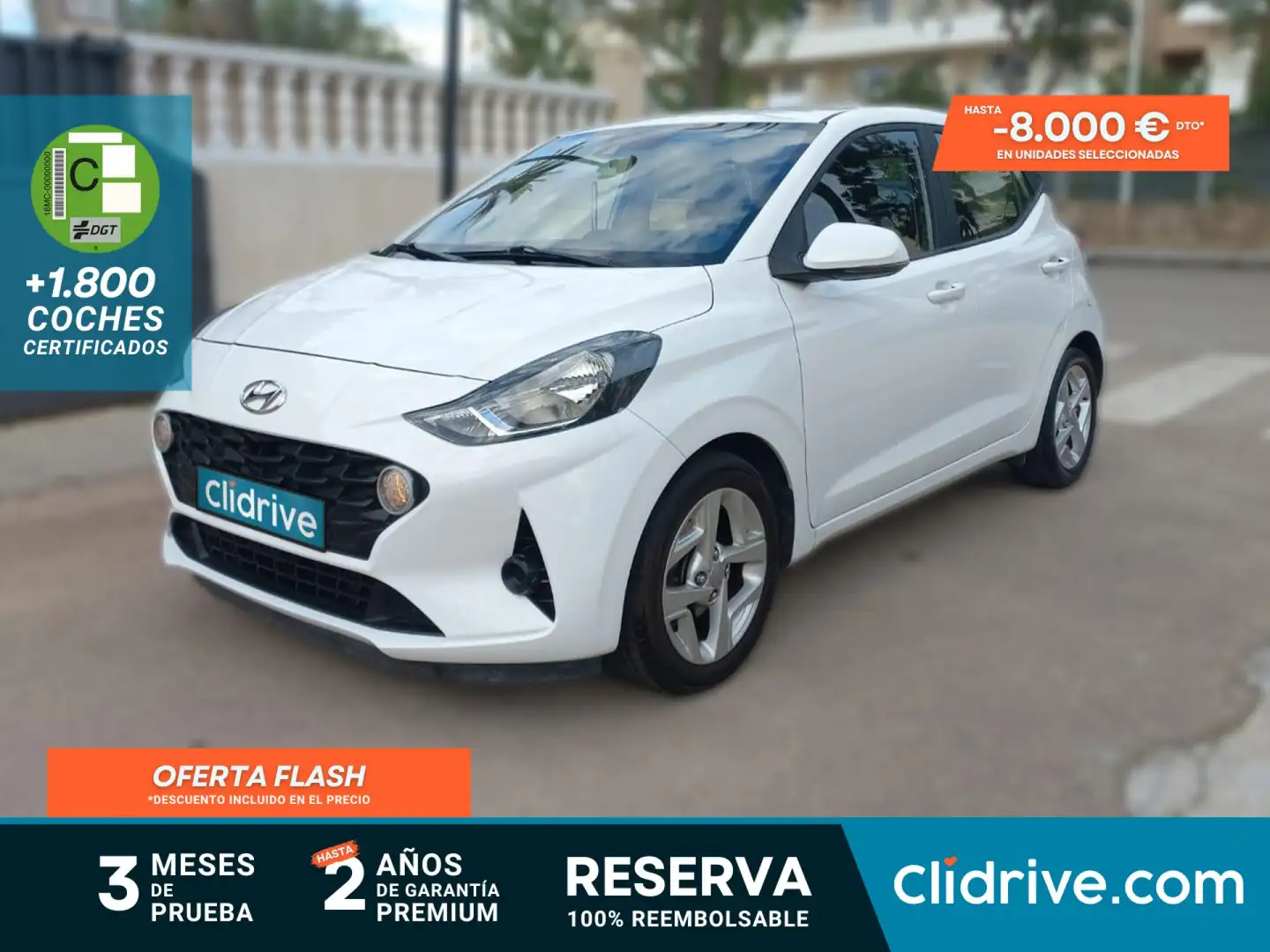 Hyundai i10 1.0 Klass AT Blanco - 1