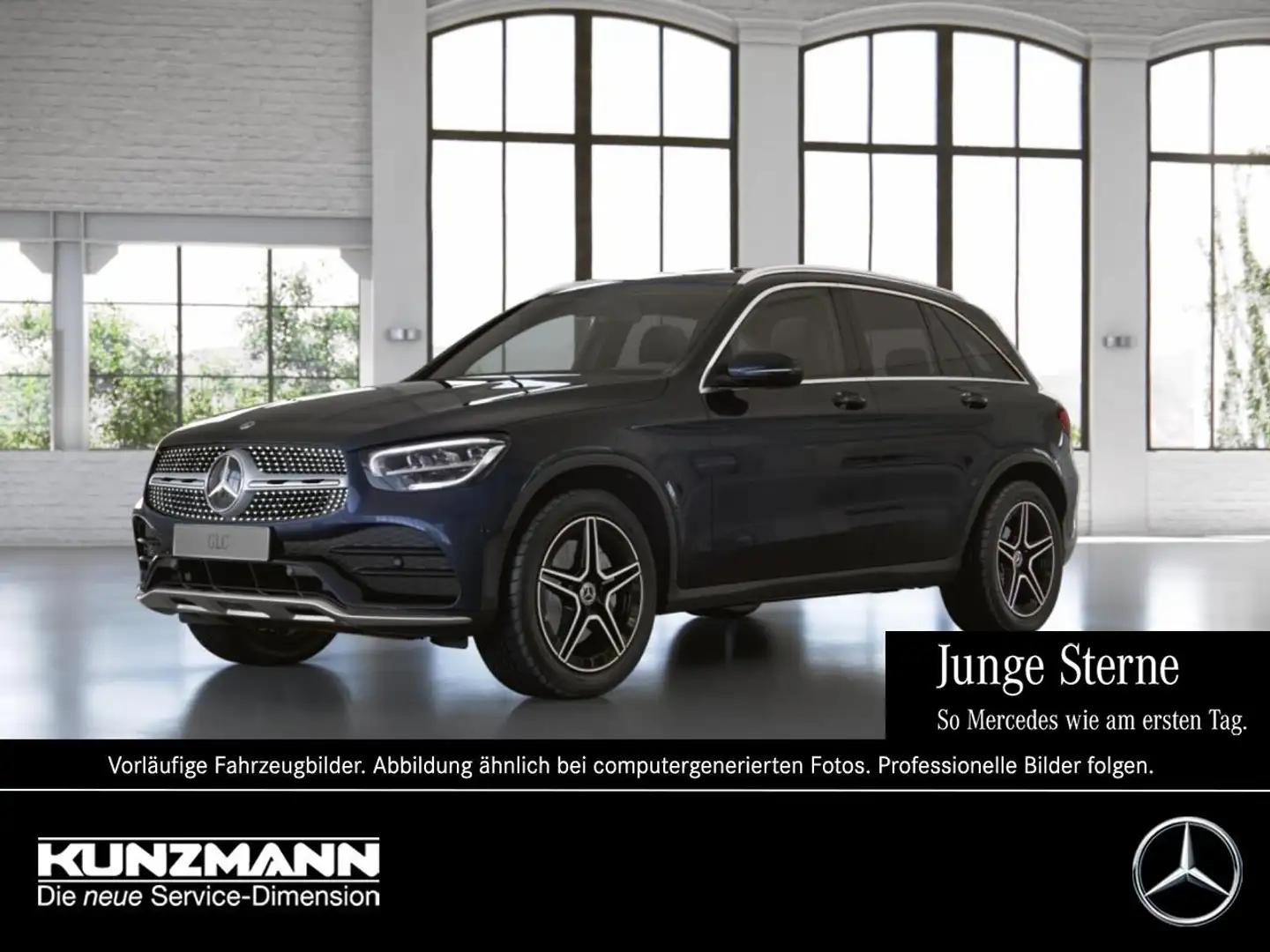 Mercedes-Benz GLC 200 4M AMG Distronic Kamera Totwinkel AHK Bleu - 1