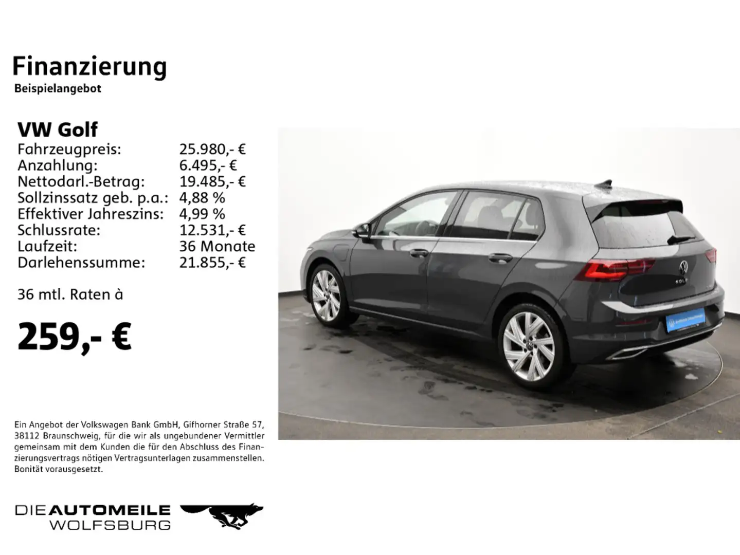 Volkswagen Golf 8 VIII 1.4 TSI eHybrid DSG Style Standhzg/M Grau - 2