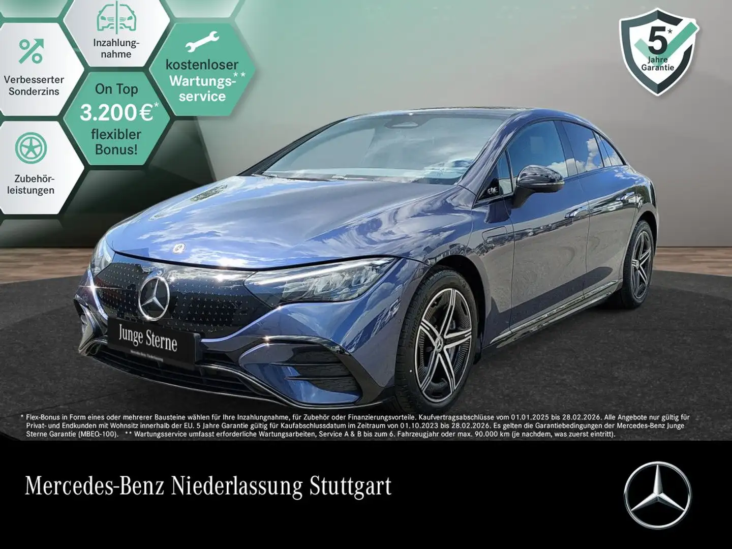 Mercedes-Benz EQE 300 AMG WideScreen LED Night Kamera PTS Sitzh Azul - 1