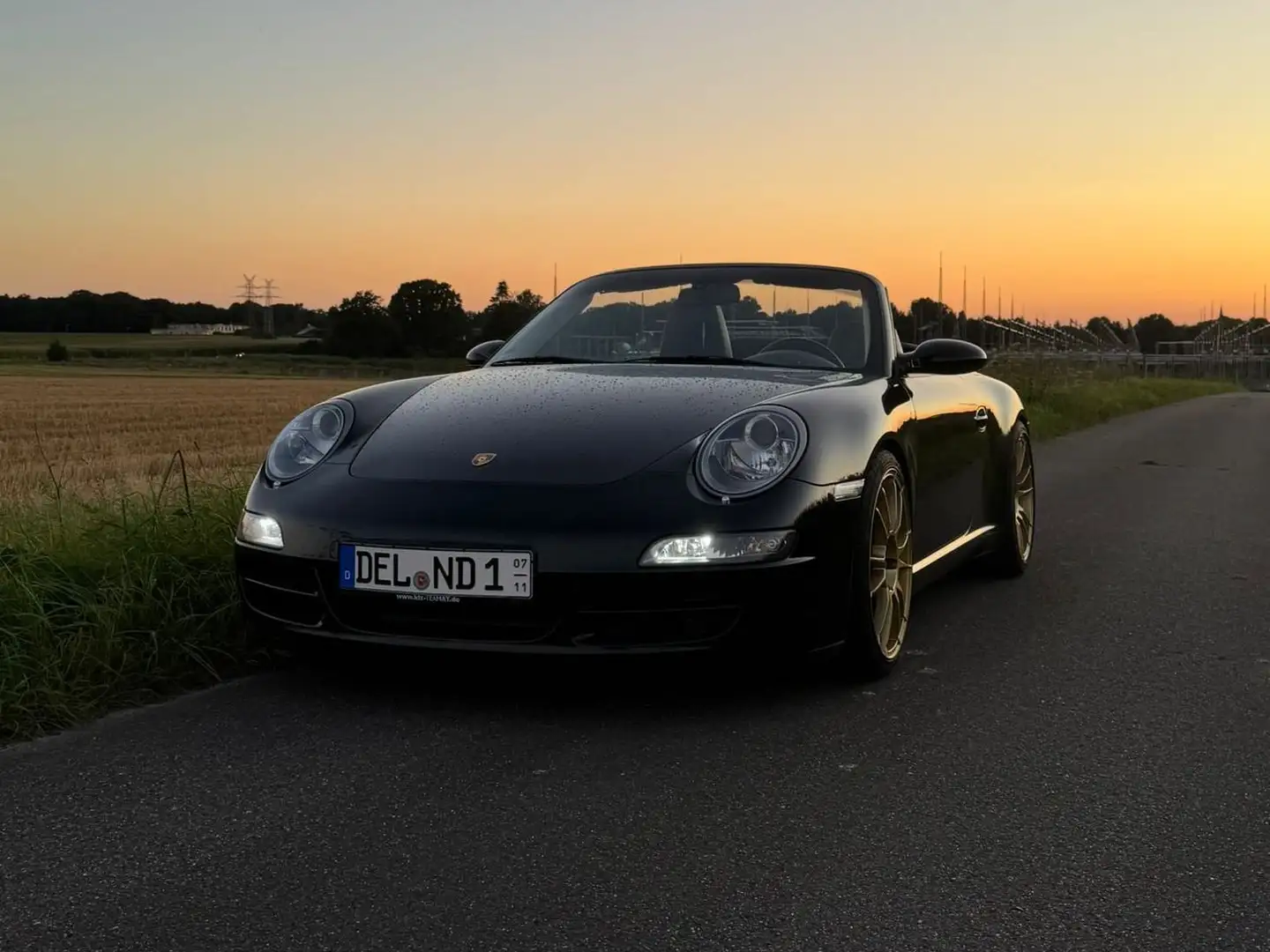 Porsche 997 911 Carrera 4 Cabriolet Black - 1