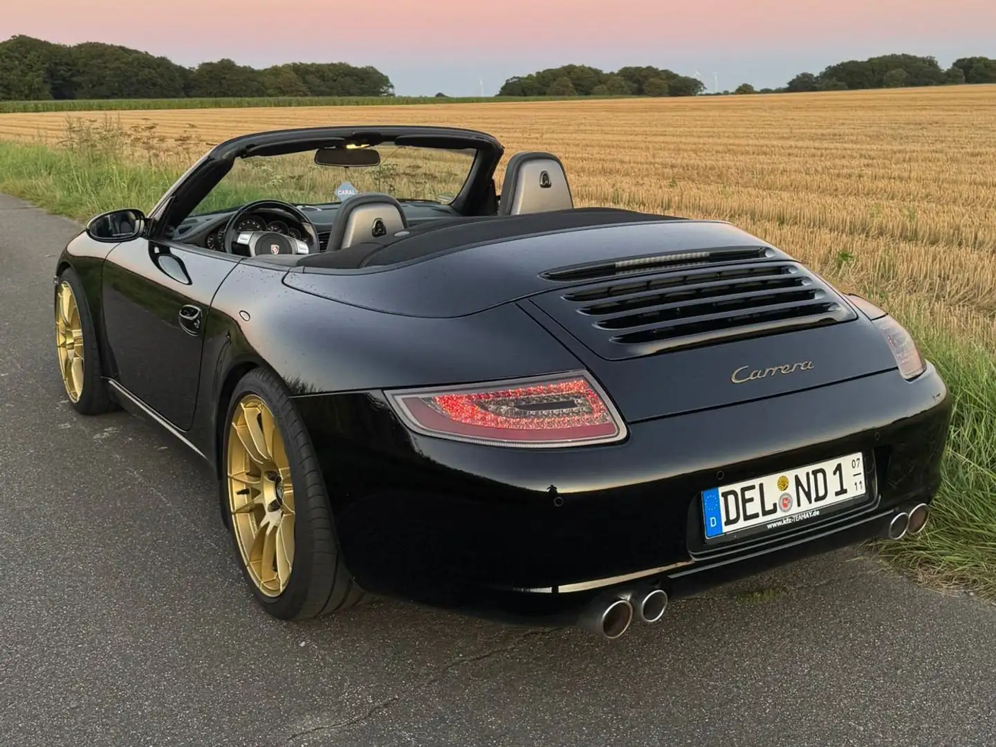 Porsche 997 911 Carrera 4 Cabriolet Schwarz - 2