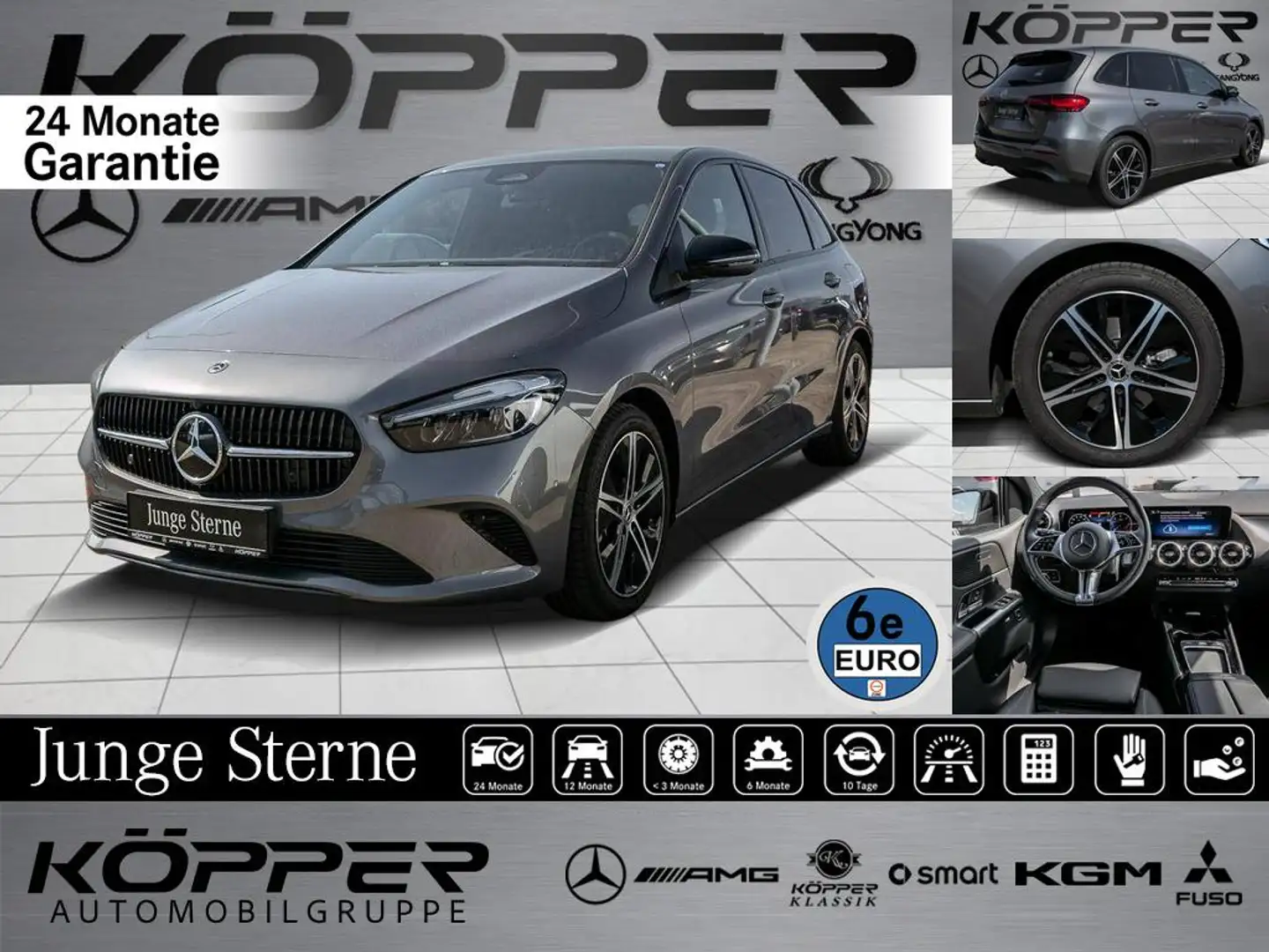 Mercedes-Benz B 220 d Progressive Advanced Night Grey Kamera Grau - 1