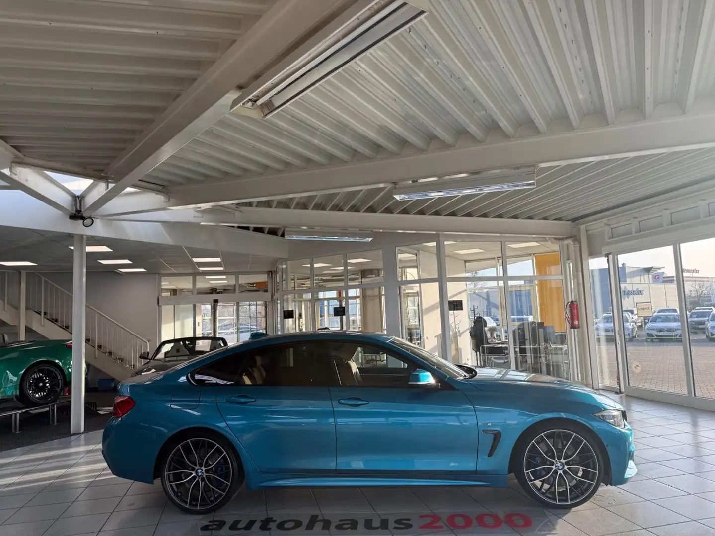 BMW 435 435d Gran Coupé M Sportpaket AUT./HUD/CAM/GLASD. Blau - 2