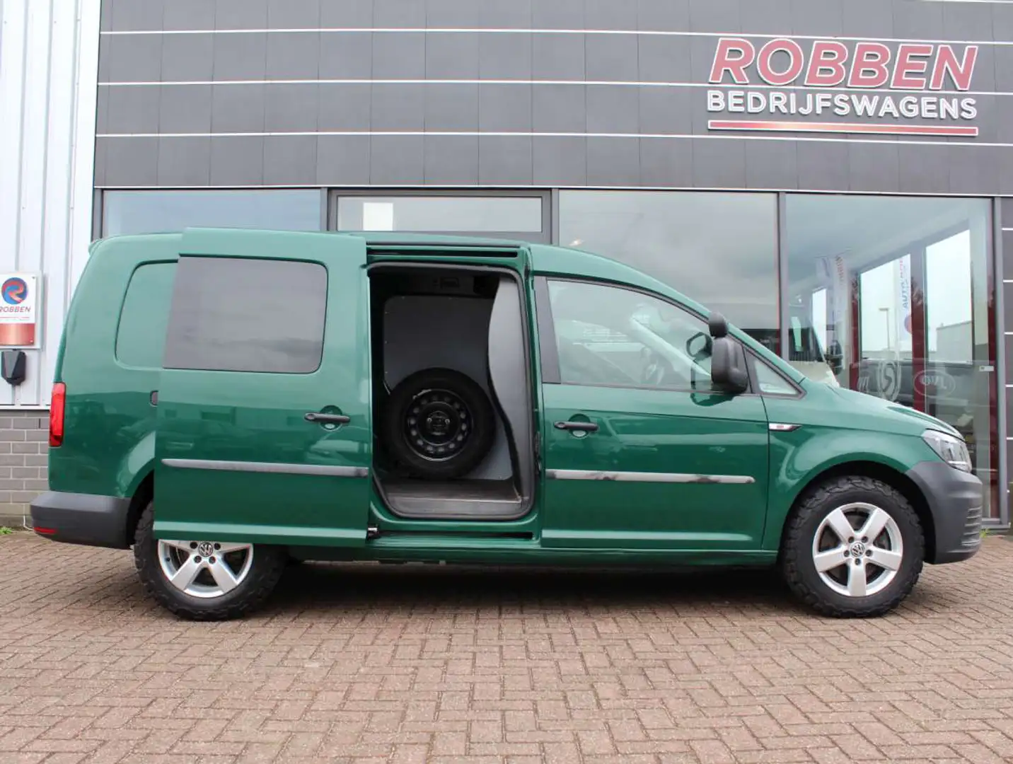 Volkswagen Caddy 2.0 TDI L2H1 BMT 4Motion Maxi Airco/Cruise/Trekhaa Groen - 2