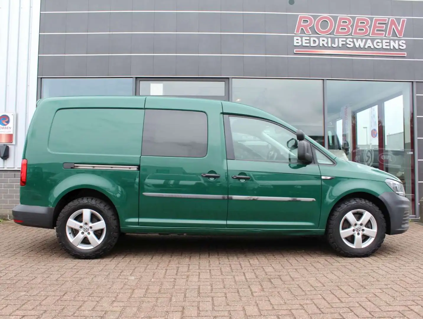 Volkswagen Caddy 2.0 TDI L2H1 BMT 4Motion Maxi Airco/Cruise/Trekhaa Groen - 1