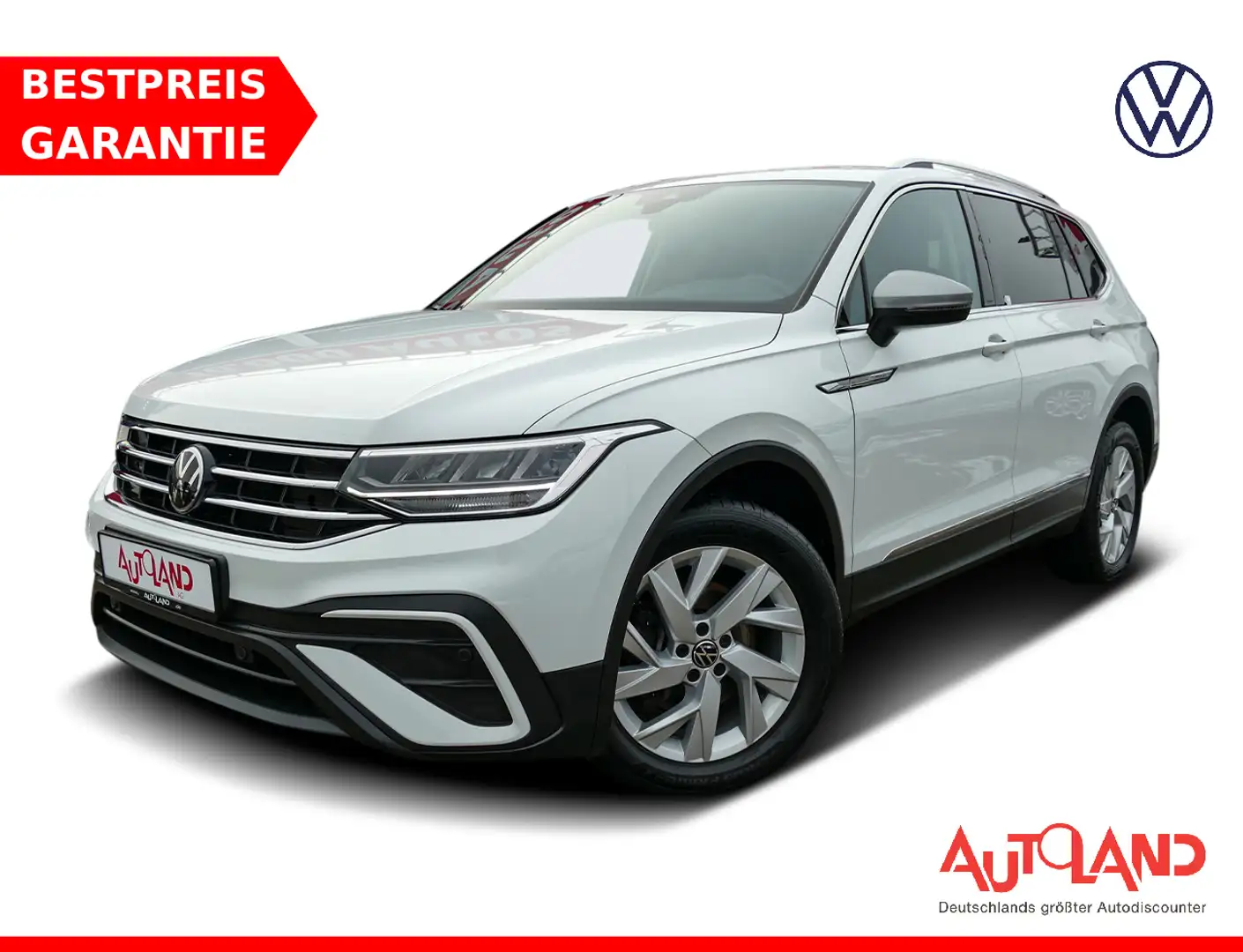 Volkswagen Tiguan Allspace 1.5 TSI DSG Life LED ACC AHK Weiß - 1