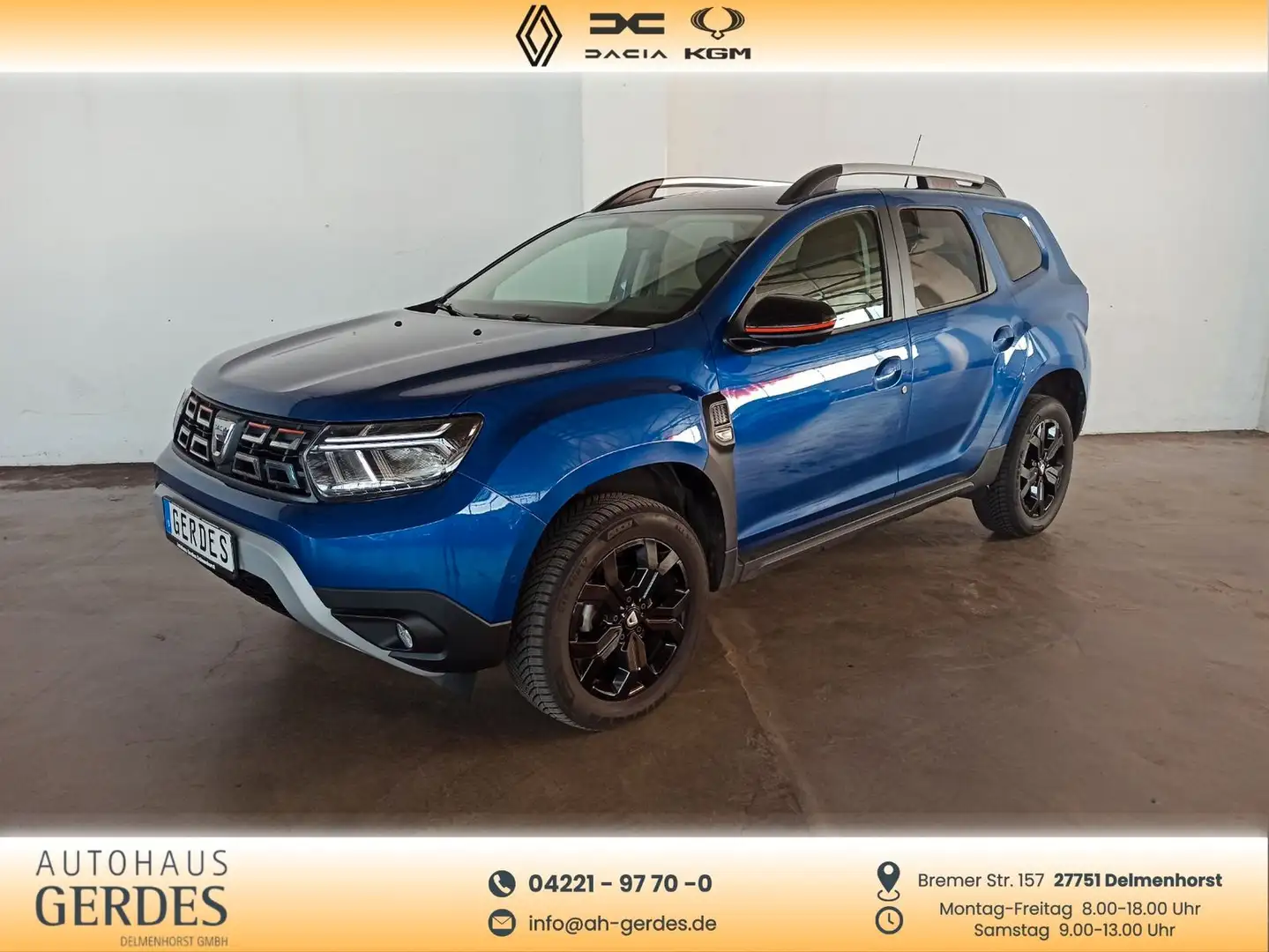 Dacia Duster II Extreme TCe 130 Blau - 1