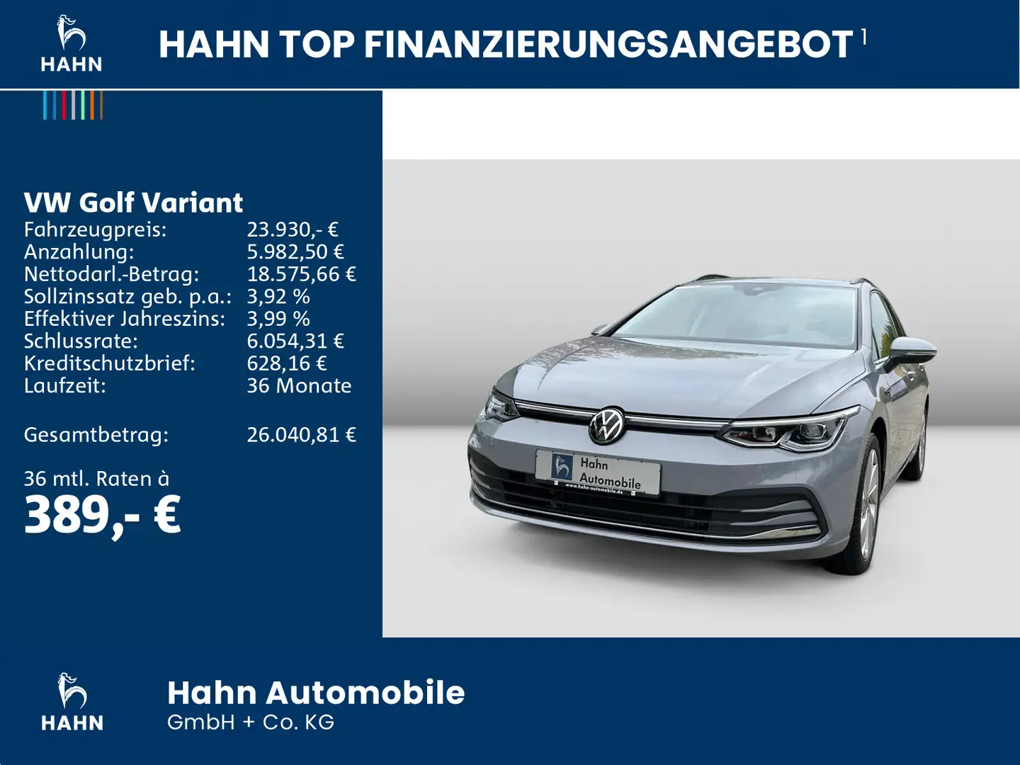 Volkswagen Golf Variant Golf VIII Variant 1.5TSI Style LED Navi Standhzg Gris - 2