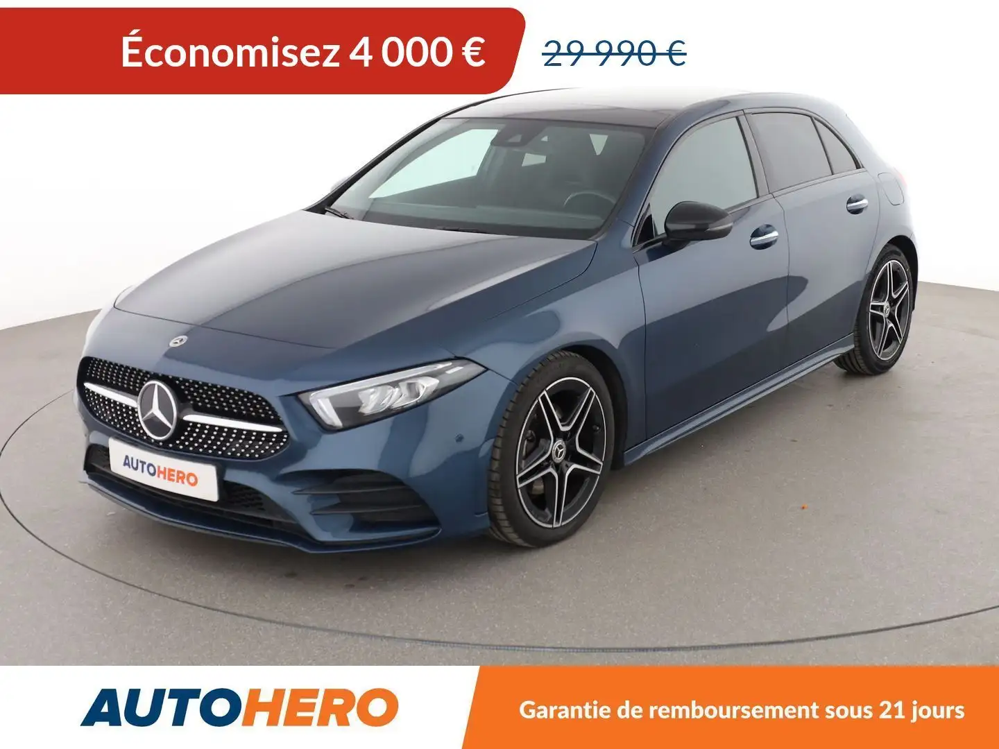 Mercedes-Benz A 180 180 d AMG Line 8G-DCT Bleu - 1