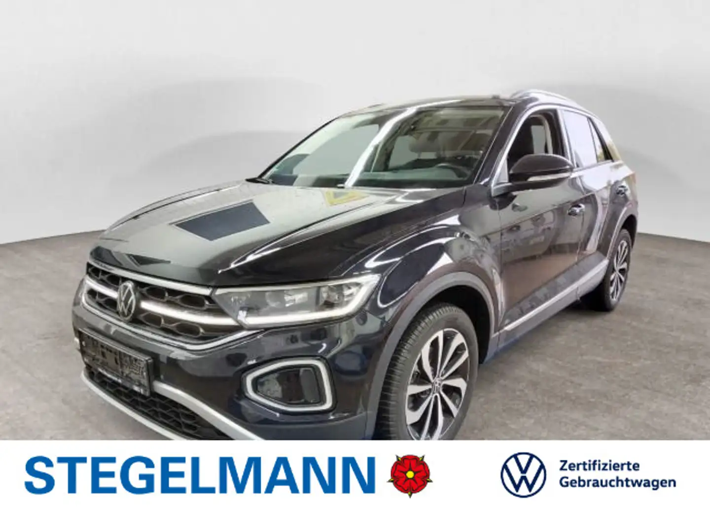 Volkswagen T-Roc 1.5 TSI DSG Style *AHK*LED*Navi* Schwarz - 1