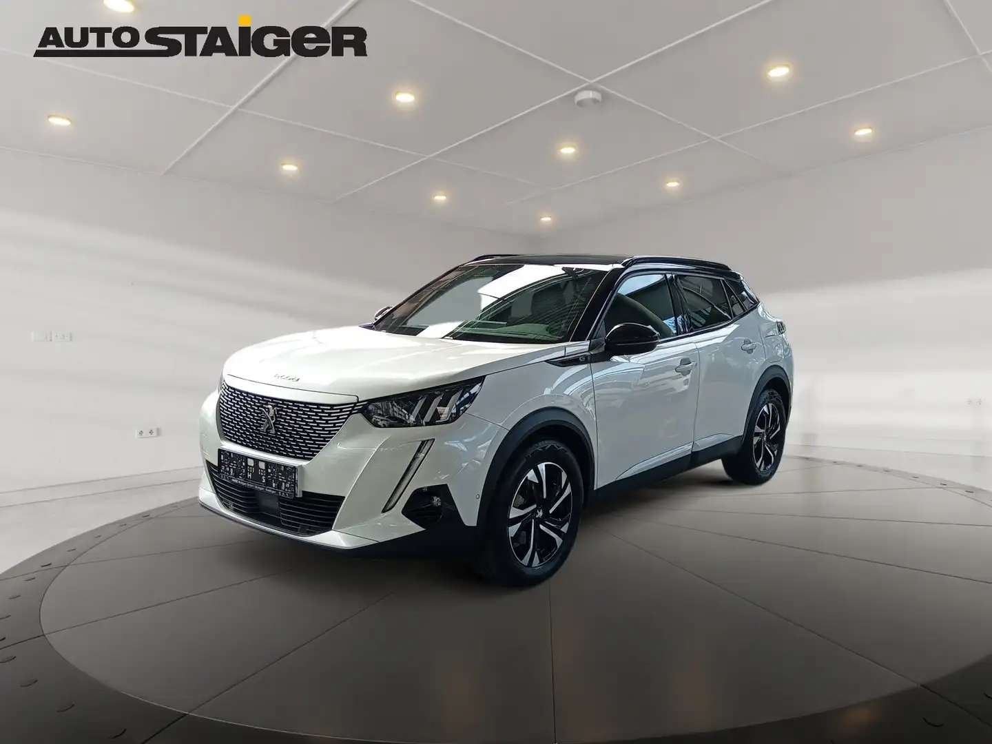 Peugeot 2008 e- GT ACC+LED+Navi+SD+SHZ+Fernlichtass.+PDC Weiß - 2