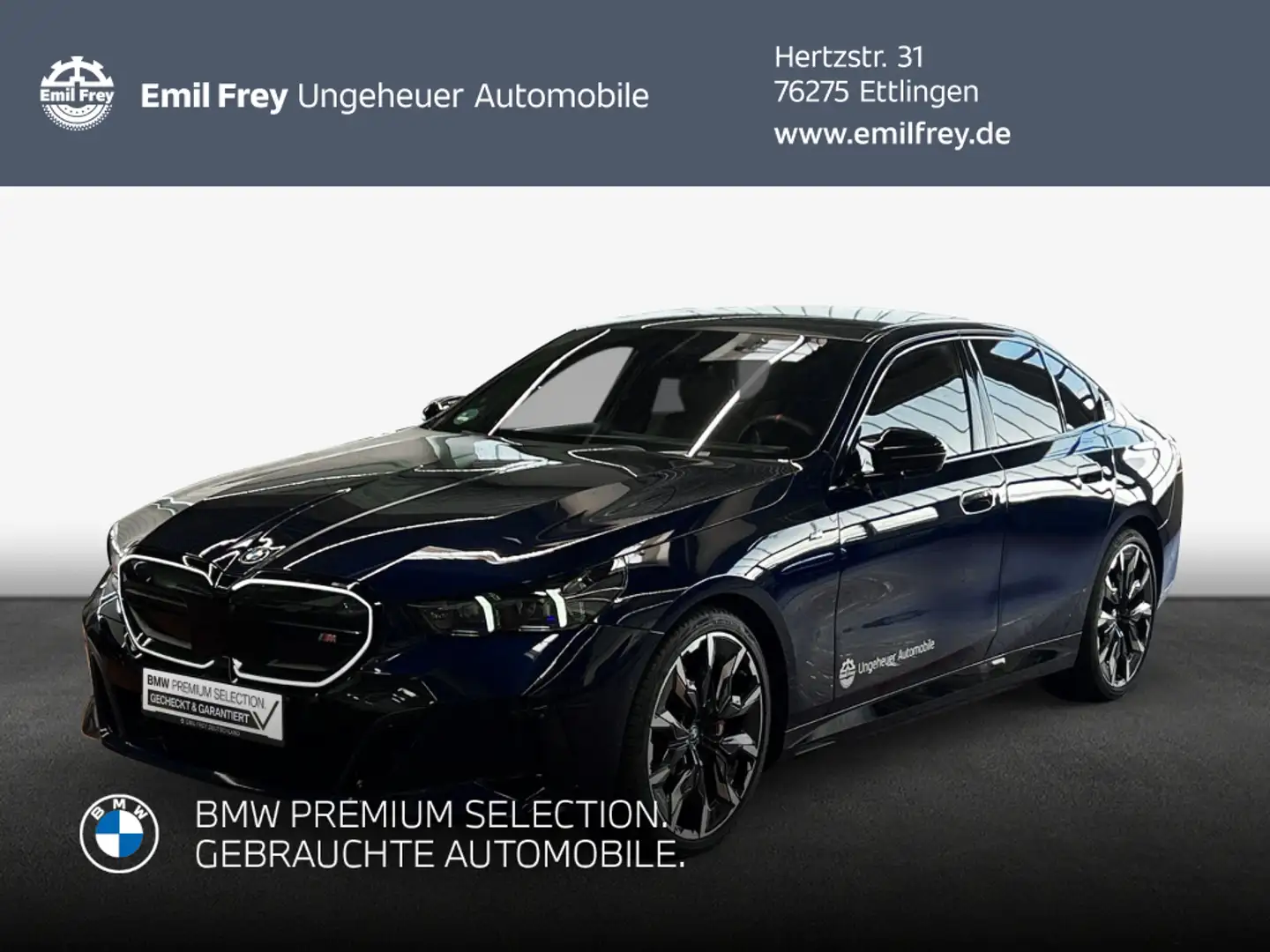 BMW i5 M60 Bleu - 1