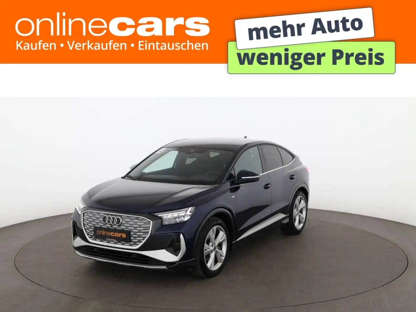 Audi Q4 e-tron Q4 SB 35 e-tron 55kWh S-Line Aut MATRIX HEAD-UP Blau - 1