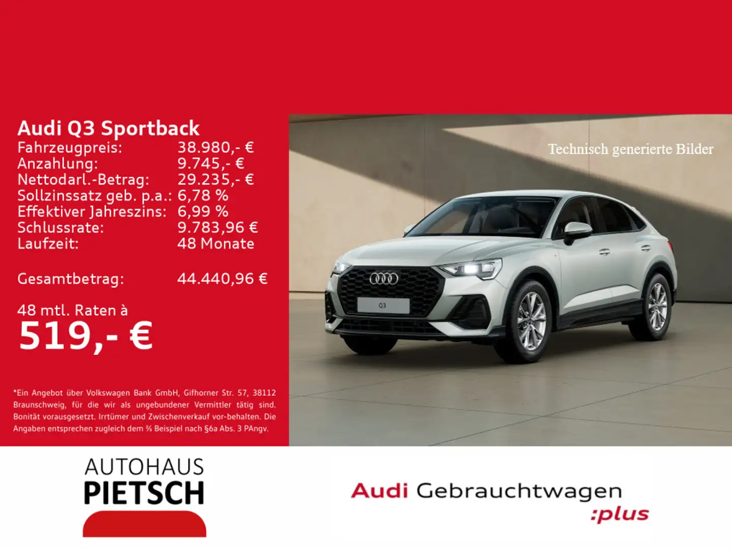 Audi Q3 35 TFSI S-line Silber - 1