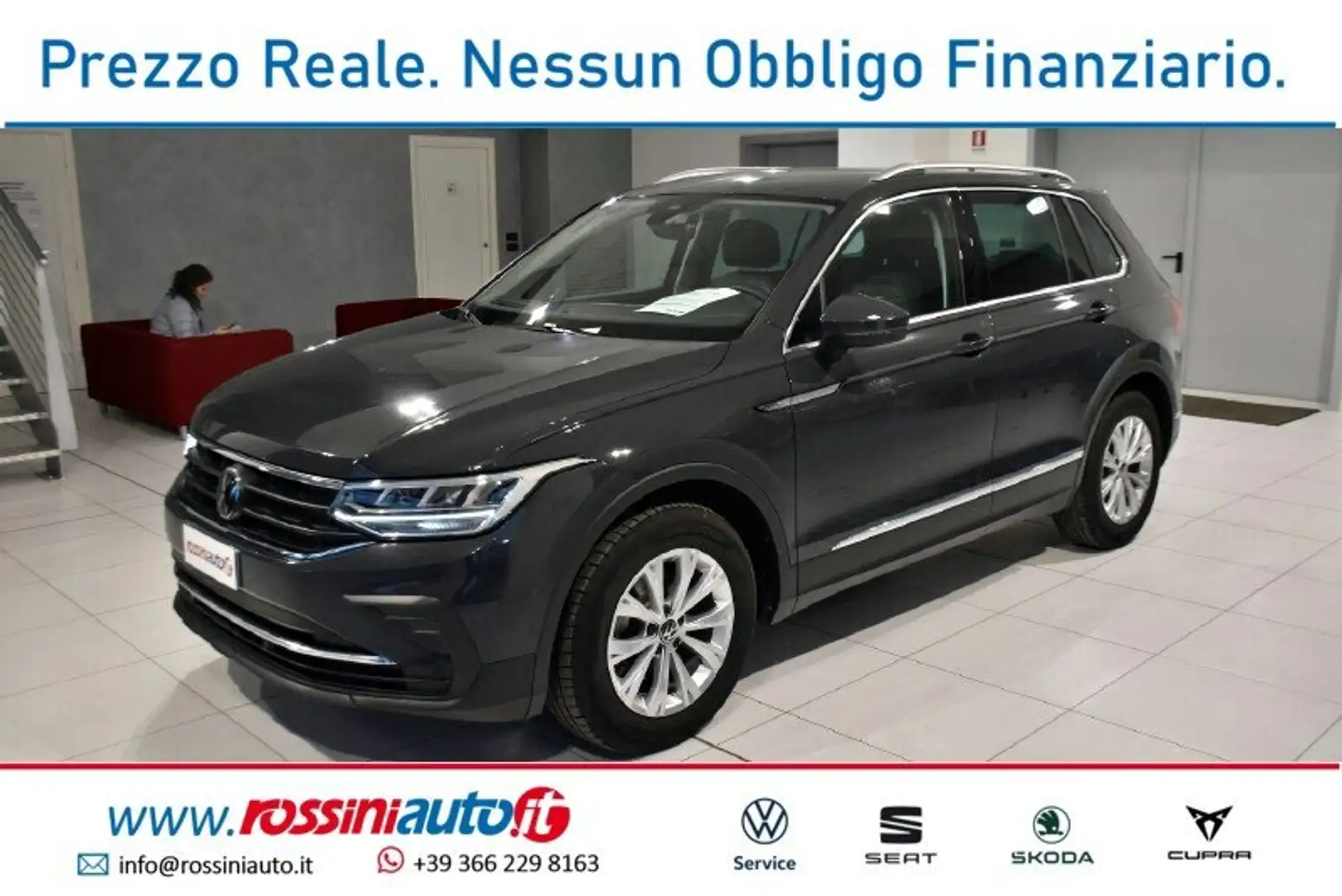 Volkswagen Tiguan 1.5 TSI 150 CV DSG LIFE + TECH PACK + RUOTINO Grigio - 1