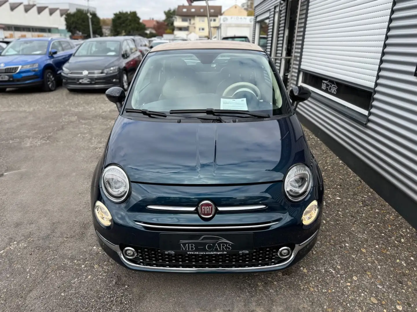 Fiat 500 Cabrio*AUTOMATIK*NAVI*DAB*PDC Blau - 2