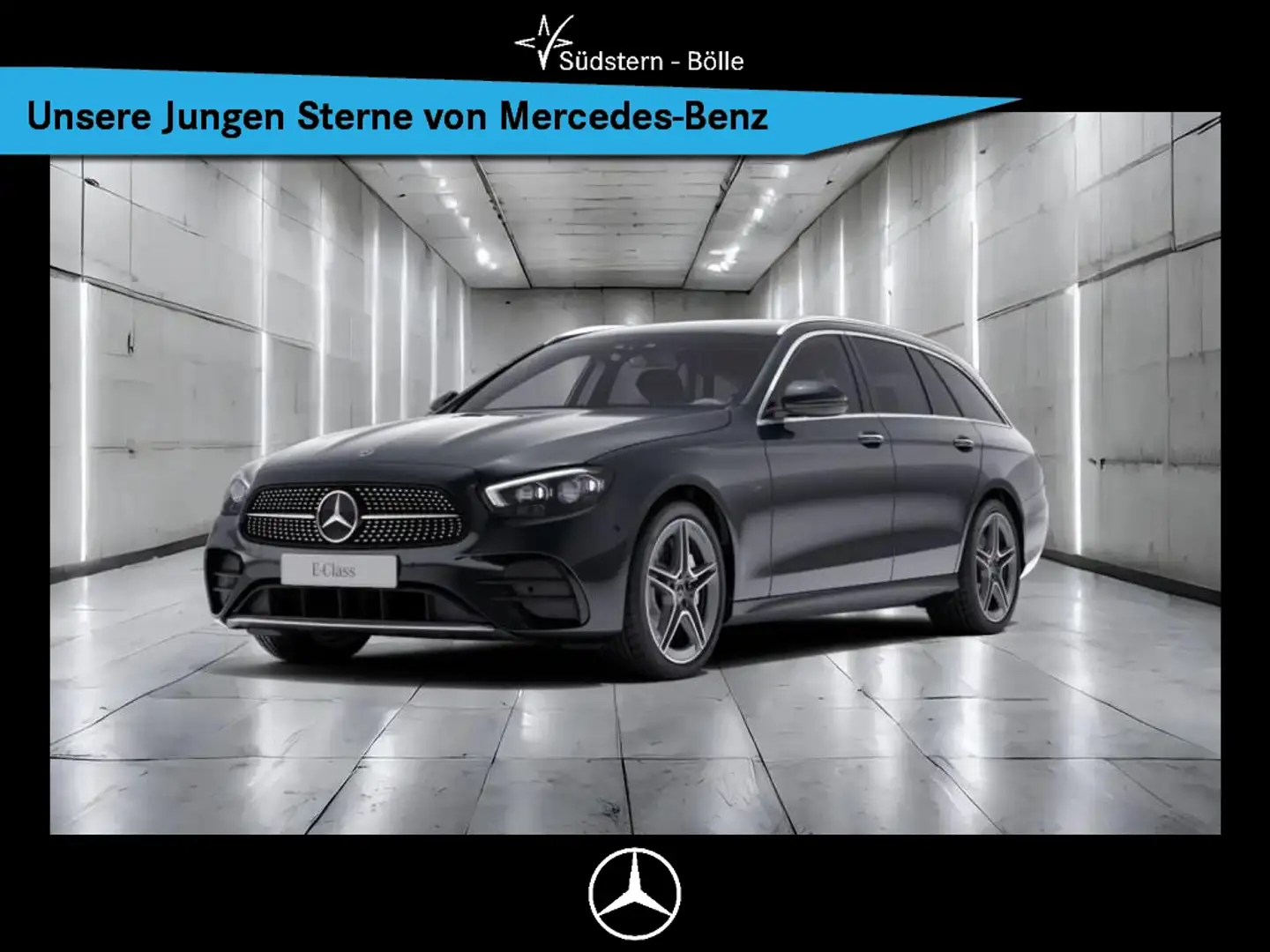 Mercedes-Benz E 300 de T AMG+AHK+DISTR.+KEYL.GO+MULTIB.+KAM.+ Gris - 1