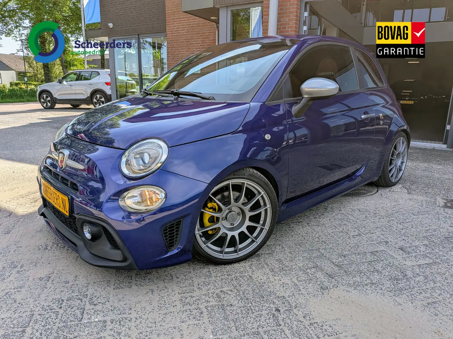 Fiat 500 Abarth 1.4 T-Jet Turismo ,Climatronic,Leder,Navi. Azul - 1