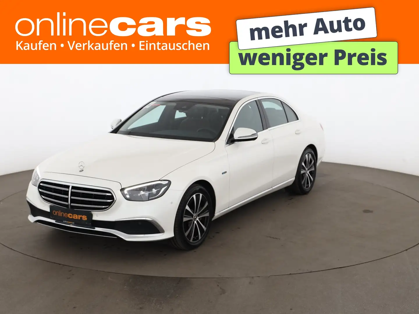 Mercedes-Benz E 300 de Luxury Aut LED SKY LUFT DIGITAL-TACHO Weiß - 1