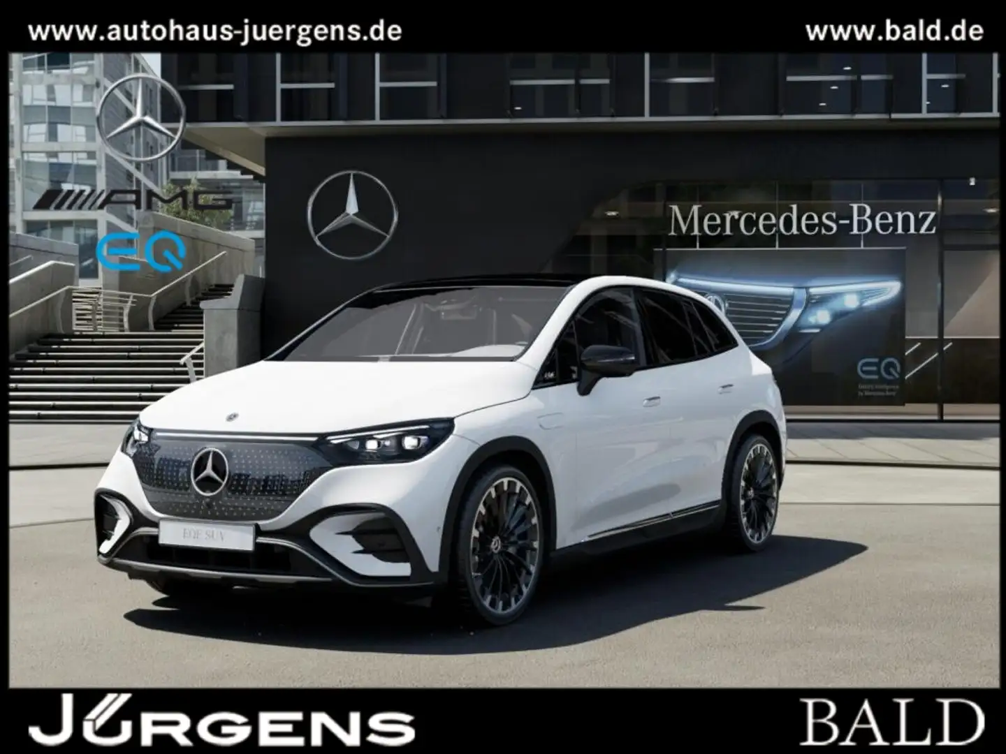 Mercedes-Benz EQE SUV EQE 350+ SUV AMG-Sport/Pano/Hyper/Burm/AIRM/HUD Weiß - 1