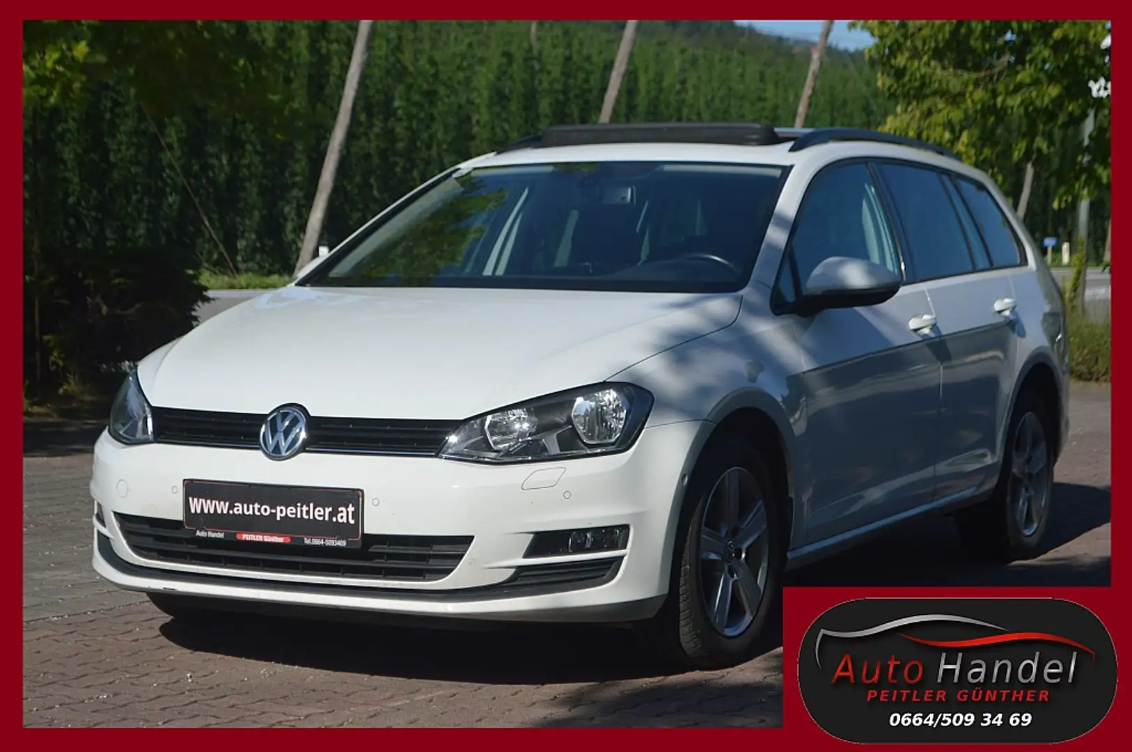 Volkswagen Golf Comfortline 2,0 4Motion+Panoramadach+ Weiß - 1