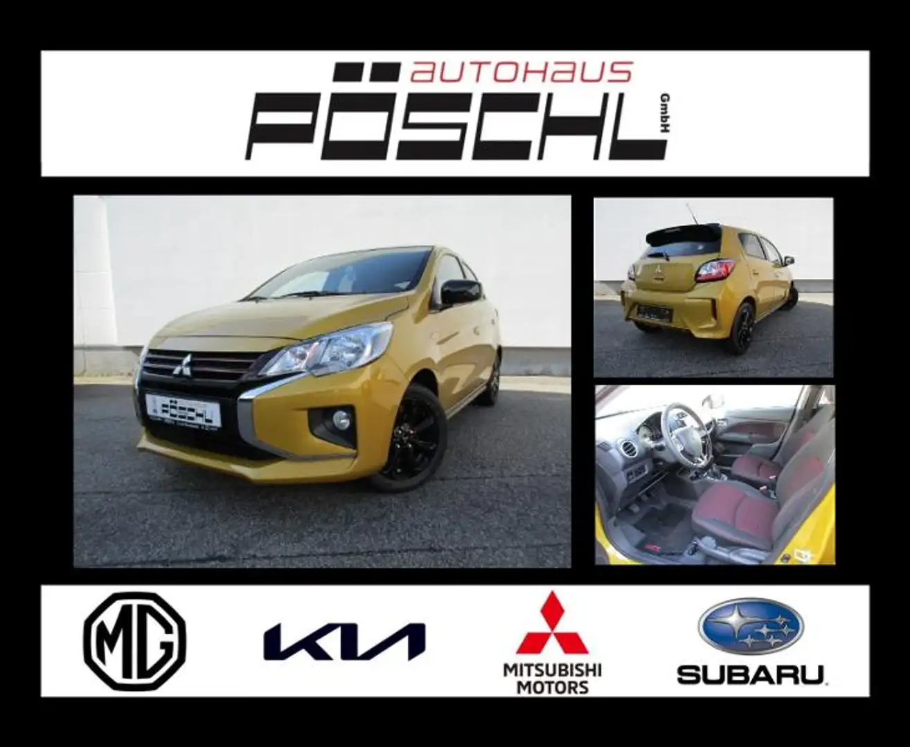 Mitsubishi Space Star 1.2 ClearTec Select+Black Edition Gelb - 1