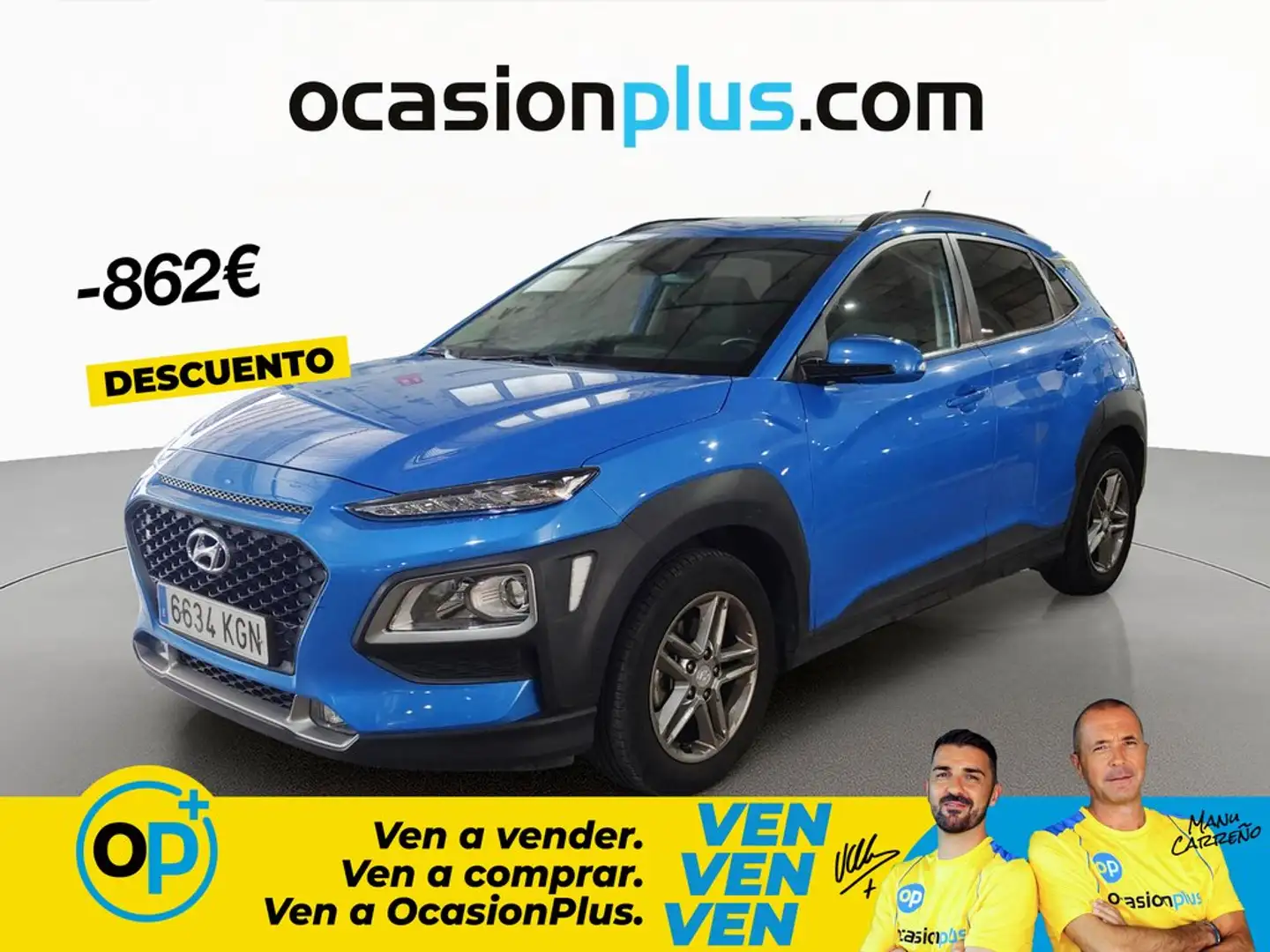 Hyundai KONA 1.0 TGDI Klass 4x2 Azul - 1