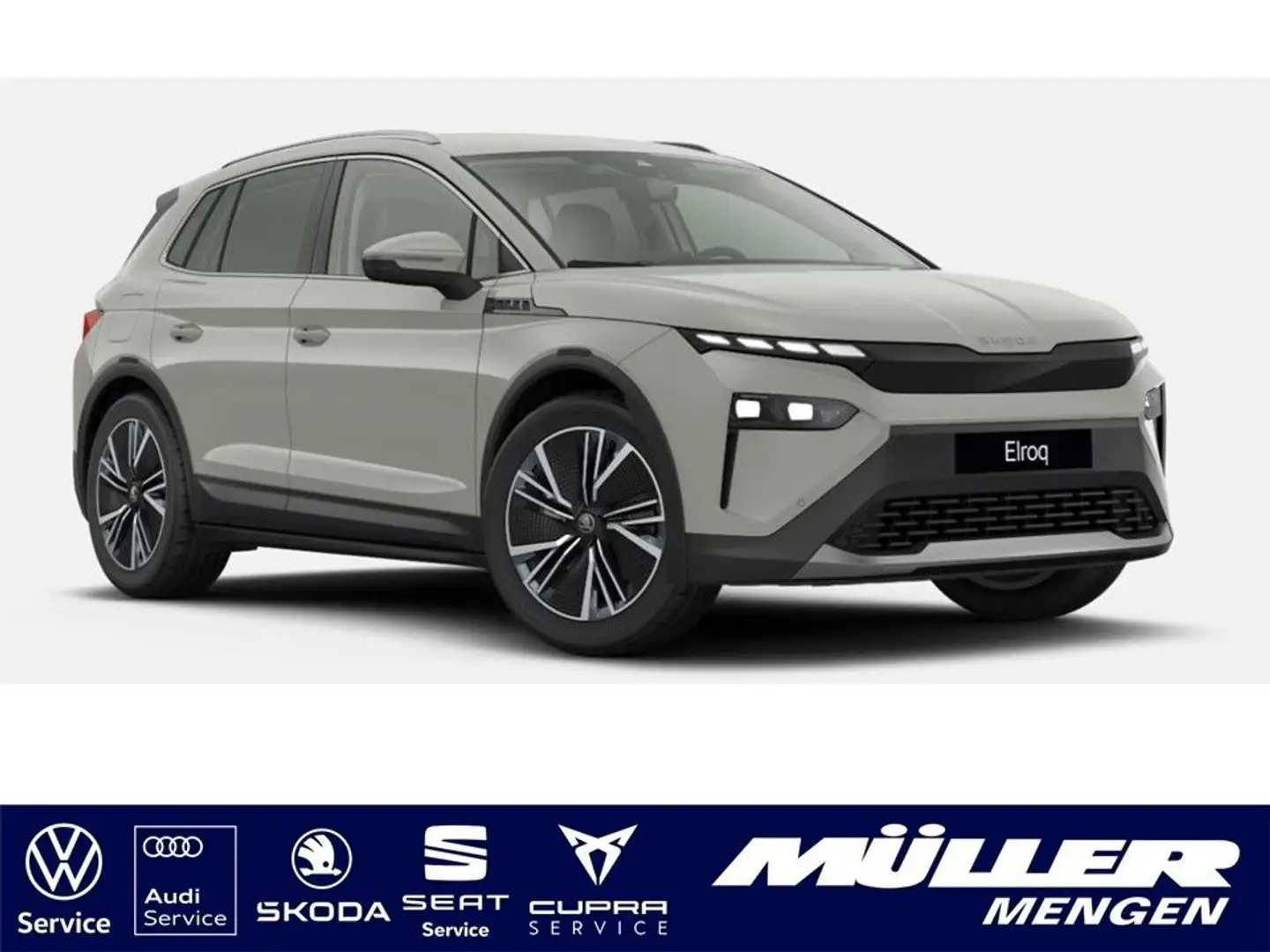 Skoda Elroq 85 Loft Plus|AHK|Wärmepumpe|Transp.|Winter Grijs - 1