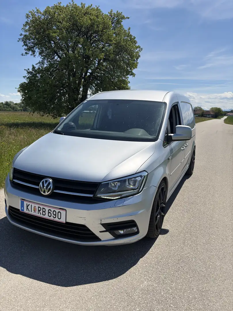 Volkswagen Caddy Maxi Kasten 2.0 TDI DSG *ACC*Stdhzg*2Schiebet* Silber - 2