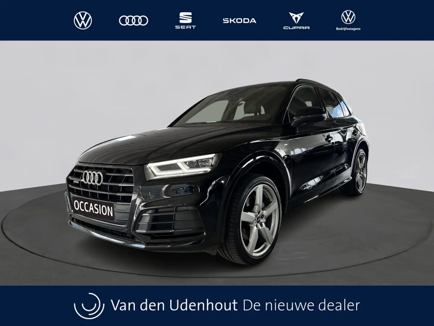 Audi Q5 50 TFSI e quattro 299pk PHEV S edition / PDC V+A / Zwart - 1