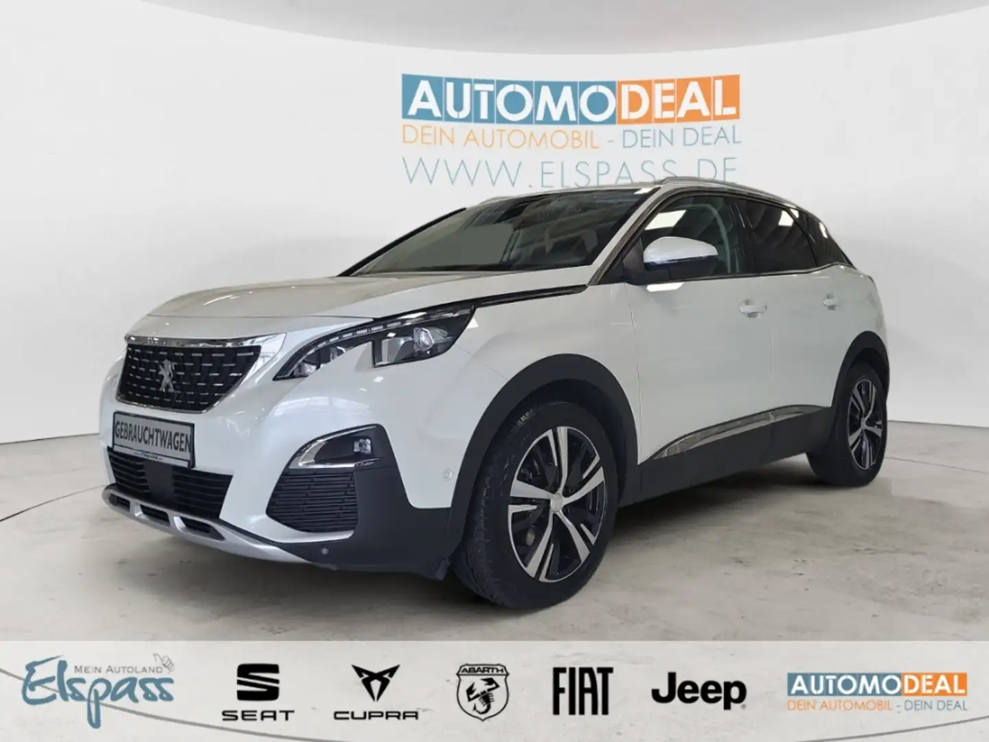Peugeot 3008 Allure PureTech AUTOMATIK NAV LED PANODACH AHK DIG Blanc - 1